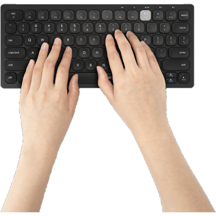 Kensington Dual Wireless Compact Keyboard with Bluetooth and 2.4 GHz multi-device connectivity — view 8