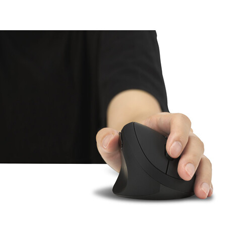 Kensington PRO FIT left-handed ergonomic wireless mouse in black — view 10