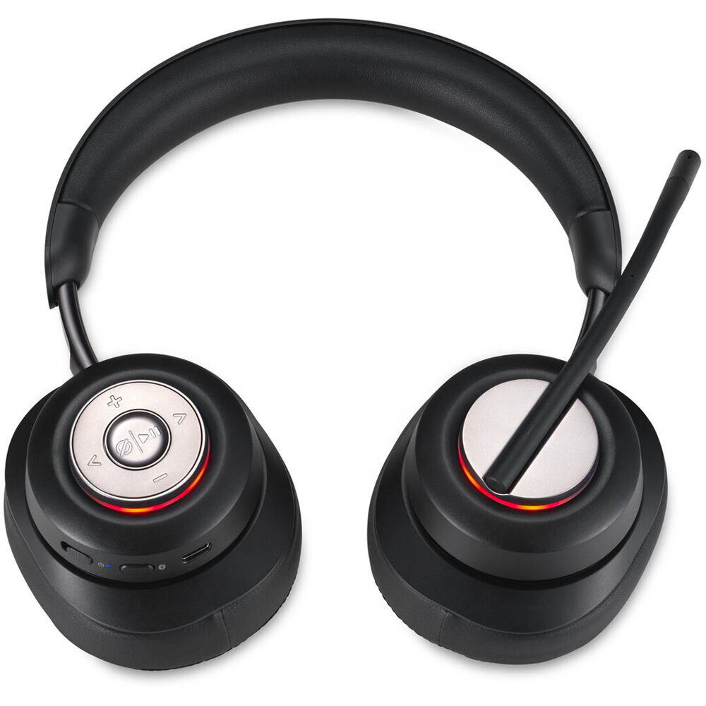 Kensington H3000 BT wireless over-ear headset with boom microphone — view 4