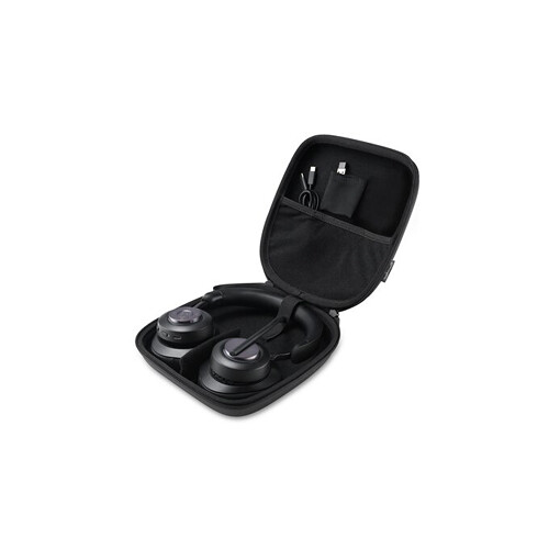 Kensington H3005 black over-ear Bluetooth headset with noise canceling and comfort earpads — view 10