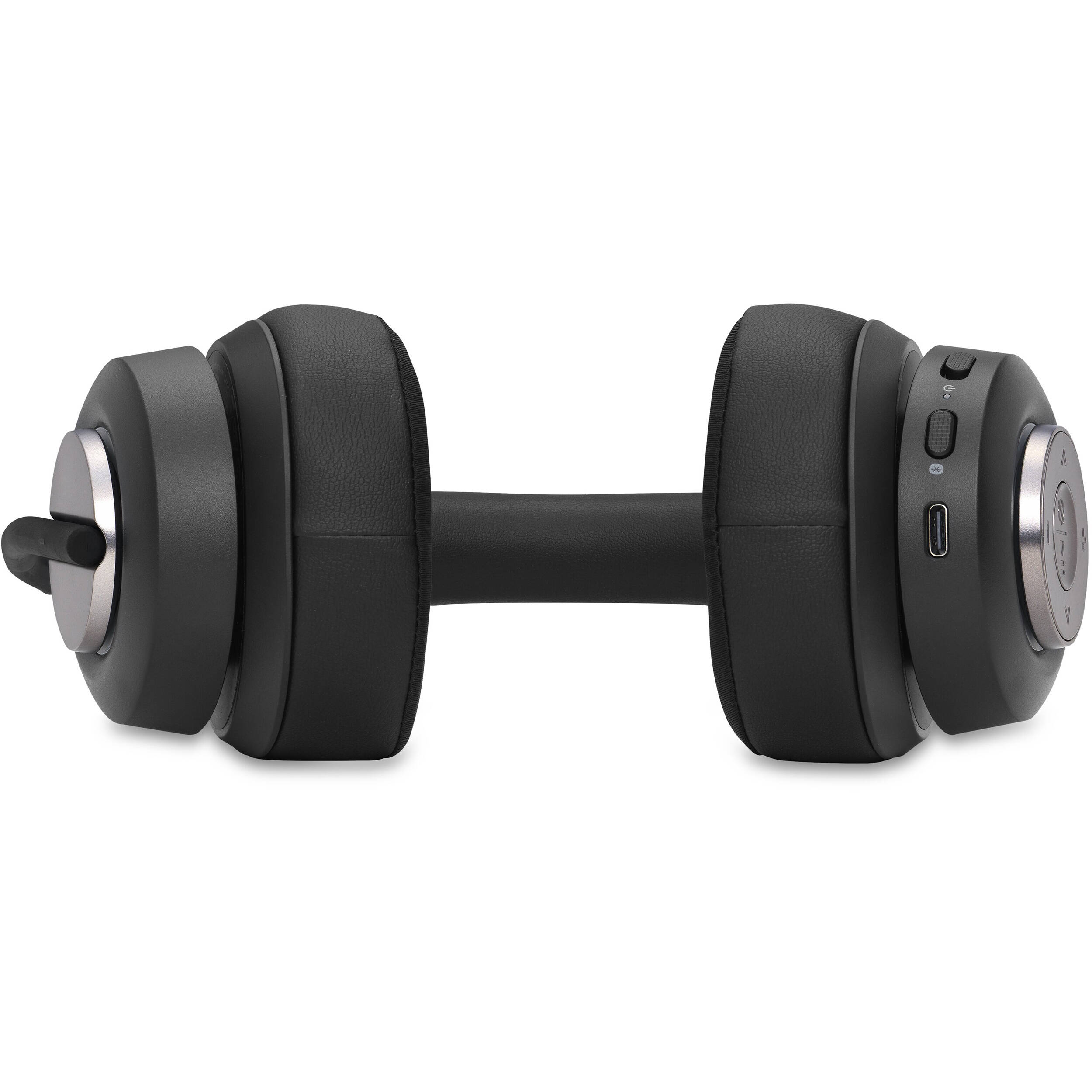 Kensington H3005 black over-ear Bluetooth headset with noise canceling and comfort earpads — view 5