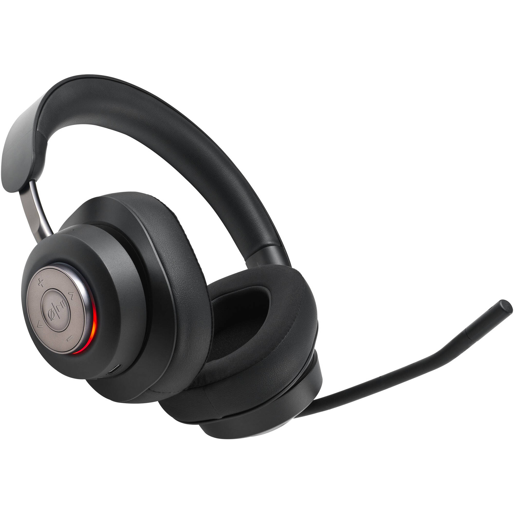 Kensington H3005 black over-ear Bluetooth headset with noise canceling and comfort earpads — view 7