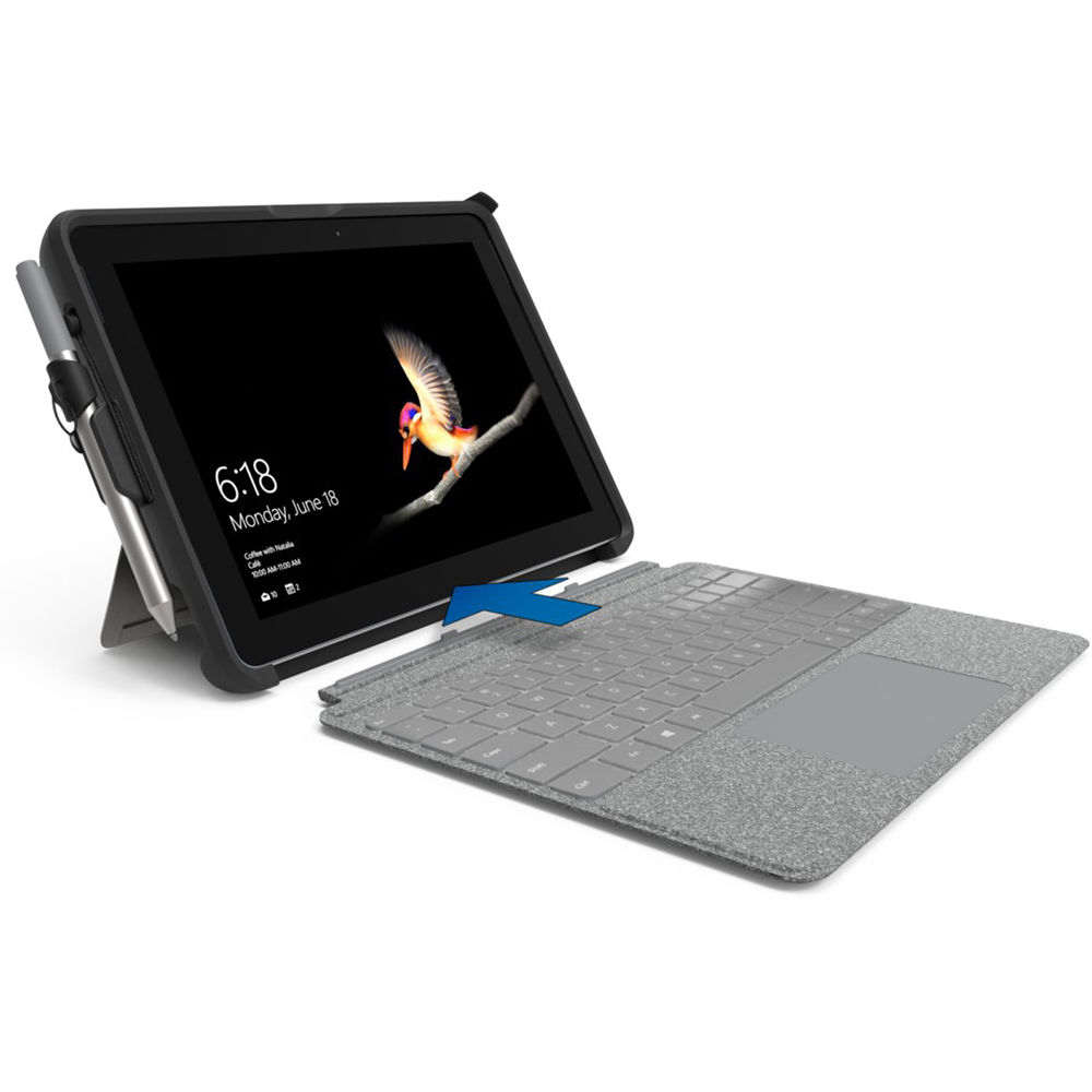 Black Kensington BlackBelt rugged case for Surface Go tablet — view 5