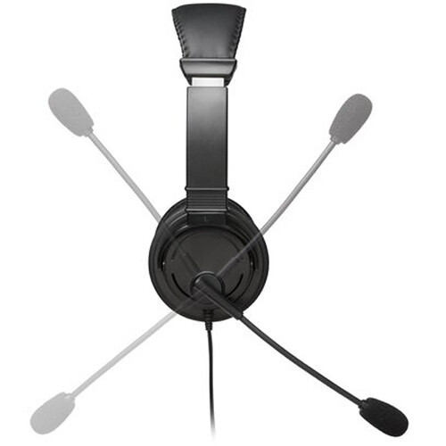 Kensington Hi Fi USB Headphones with integrated microphone and USB cable — view 2