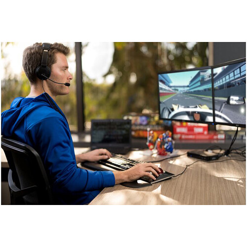 Kensington Hi Fi USB Headphones with integrated microphone and USB cable — view 6