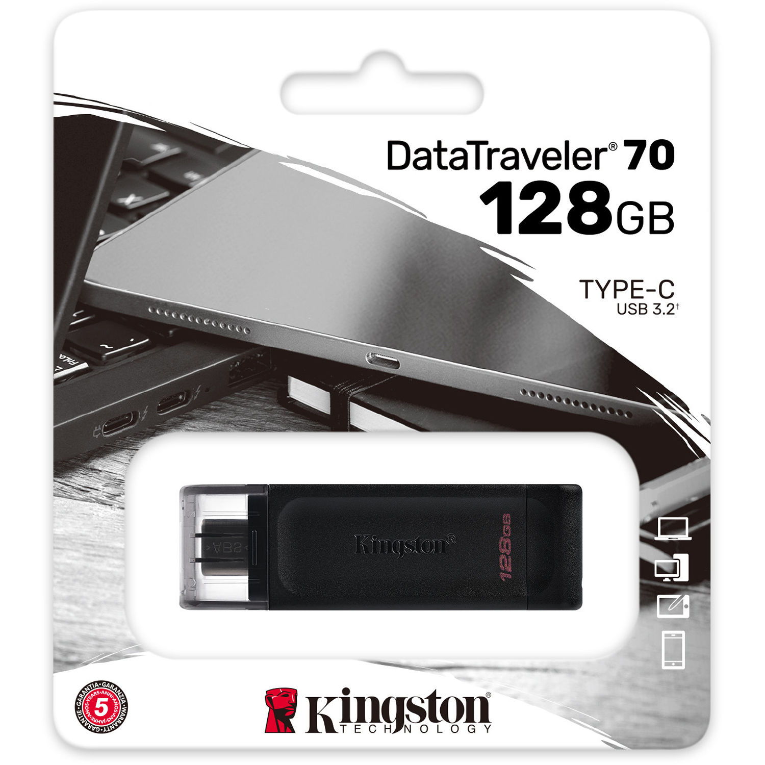 128GB USBC 3.2 G1 DataTrvlr 70 — view 7
