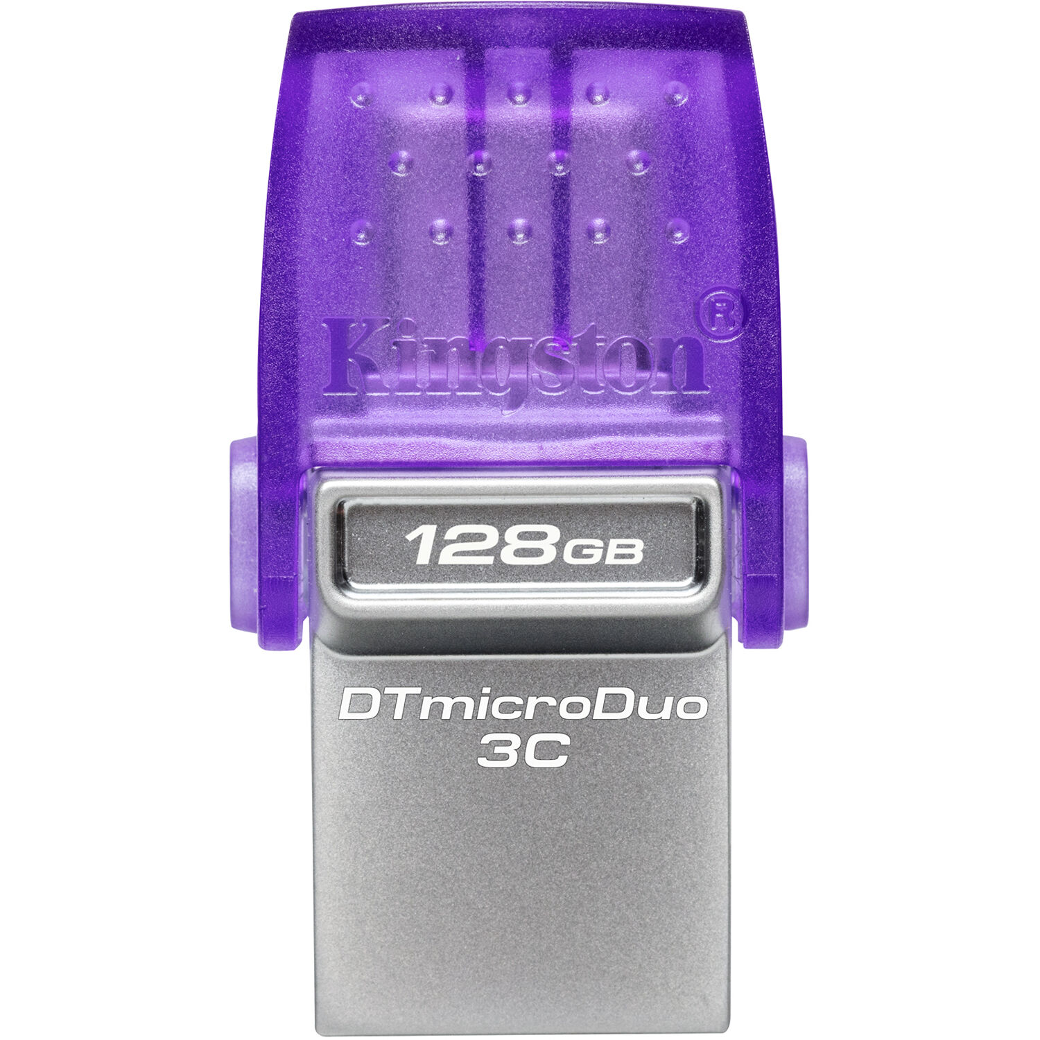 Kingston DataTraveler microDuo 3C 128GB dual USB-A and USB-C flash drive — view 2