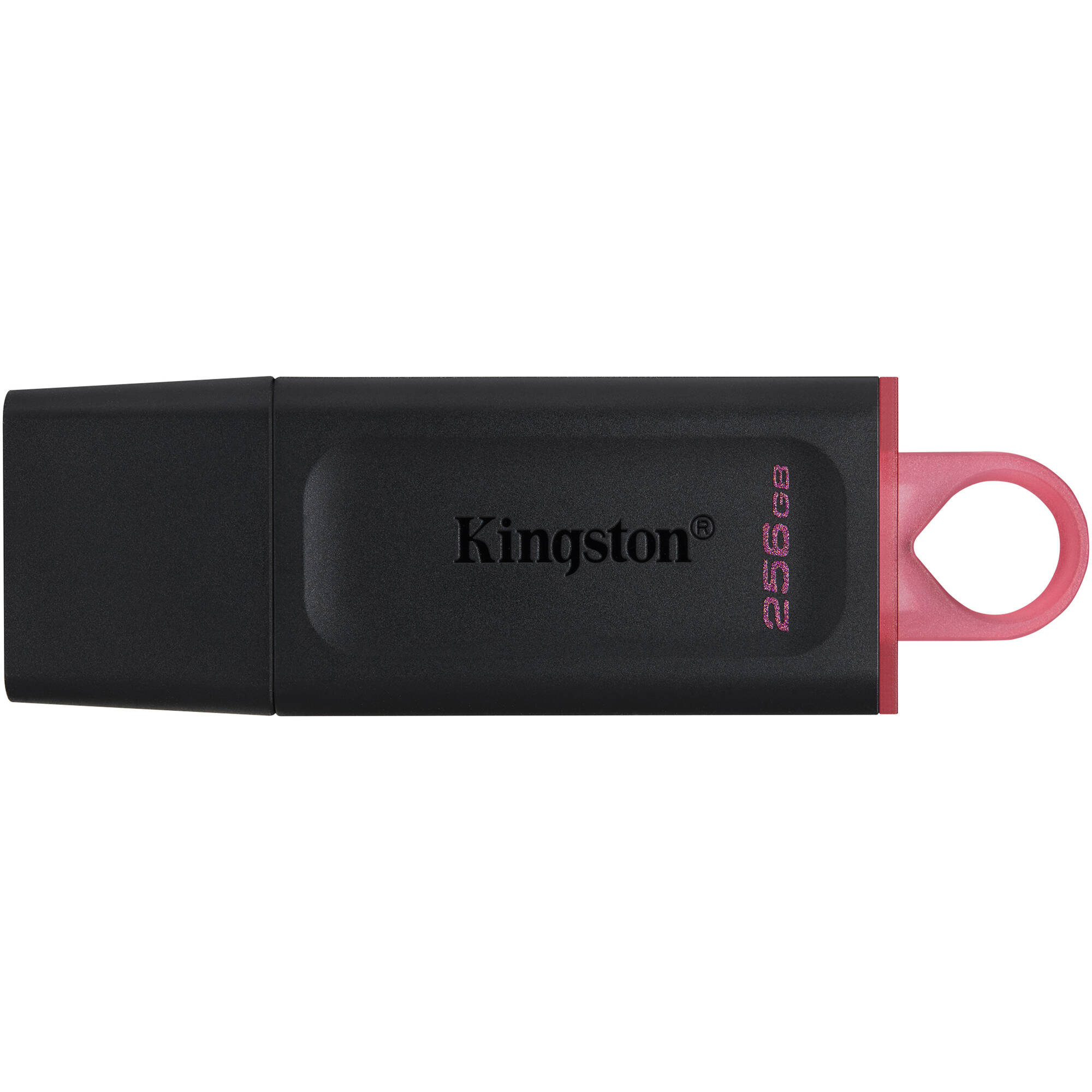 Kingston DataTraveler Exodia 256GB USB flash drive in black and pink — view 4