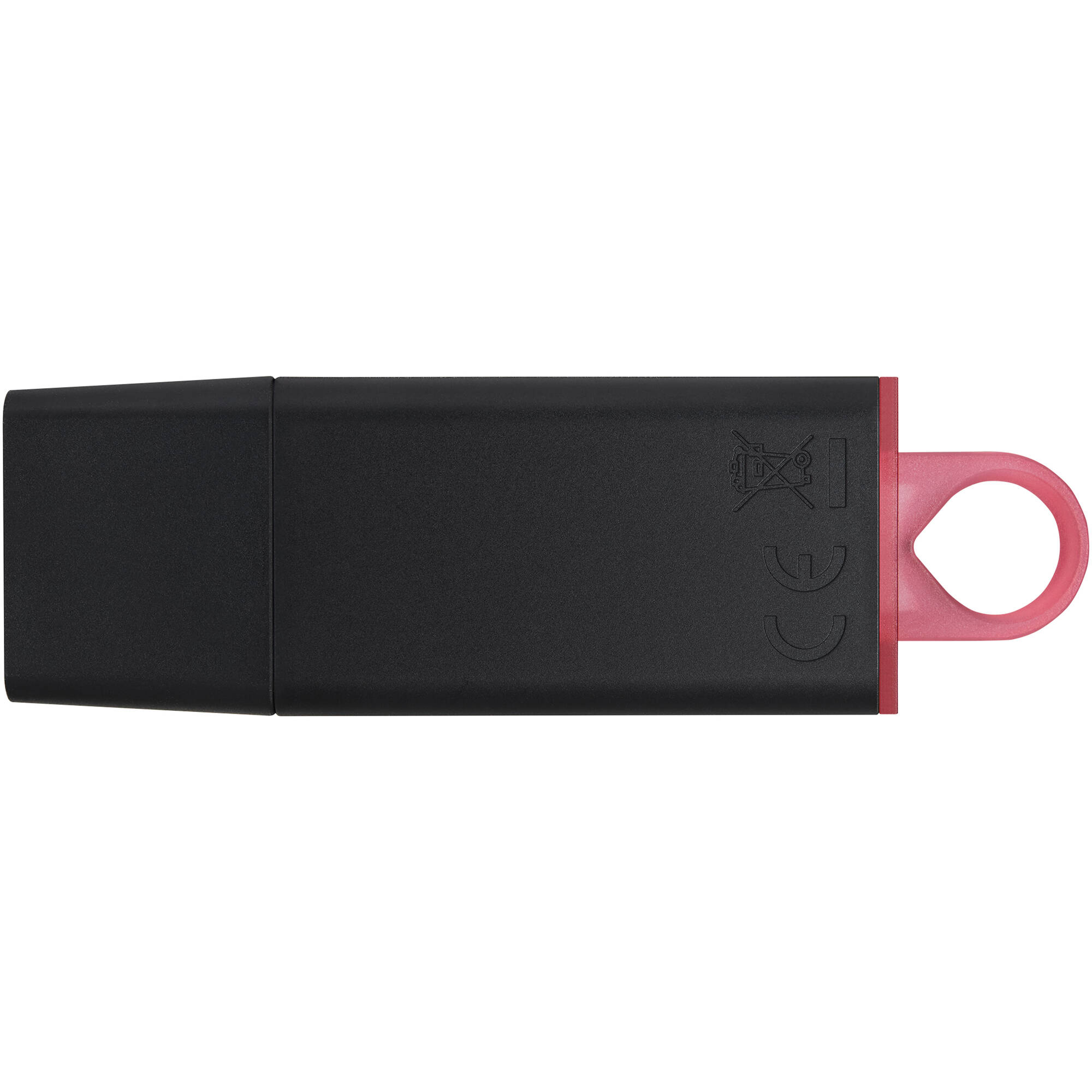 Kingston DataTraveler Exodia 256GB USB flash drive in black and pink — view 5