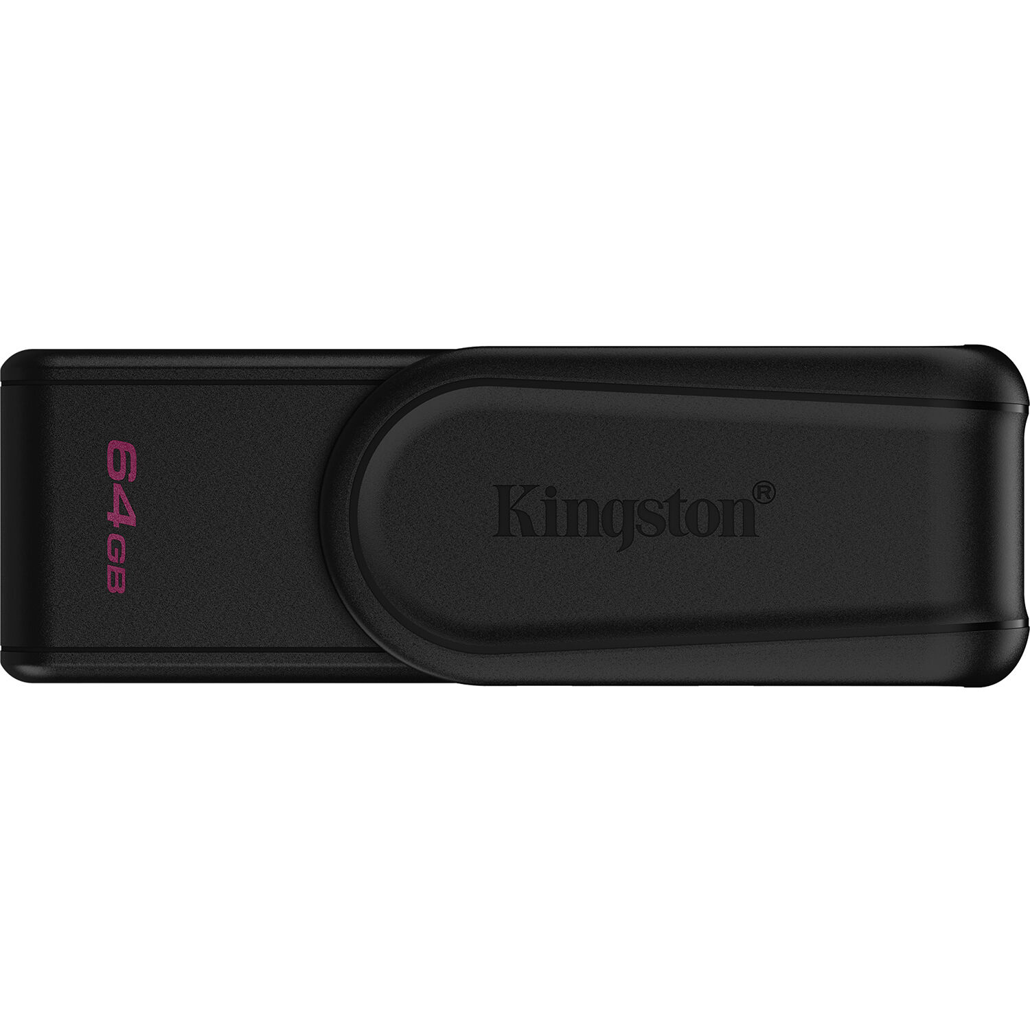 Kingston DataTraveler Exodia S 64GB black USB flash drive — view 2