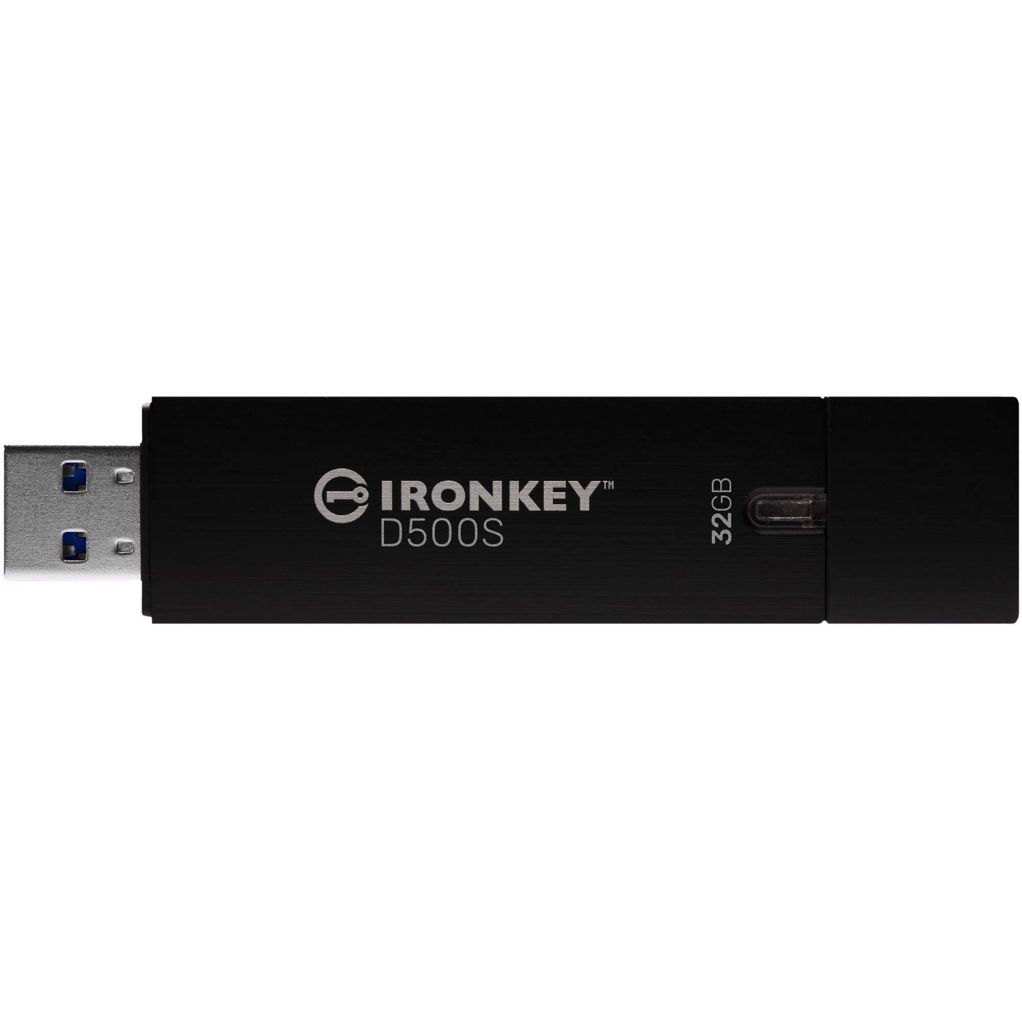 Kingston IronKey D500S 32GB secure USB flash drive with AES-256 encryption — view 4