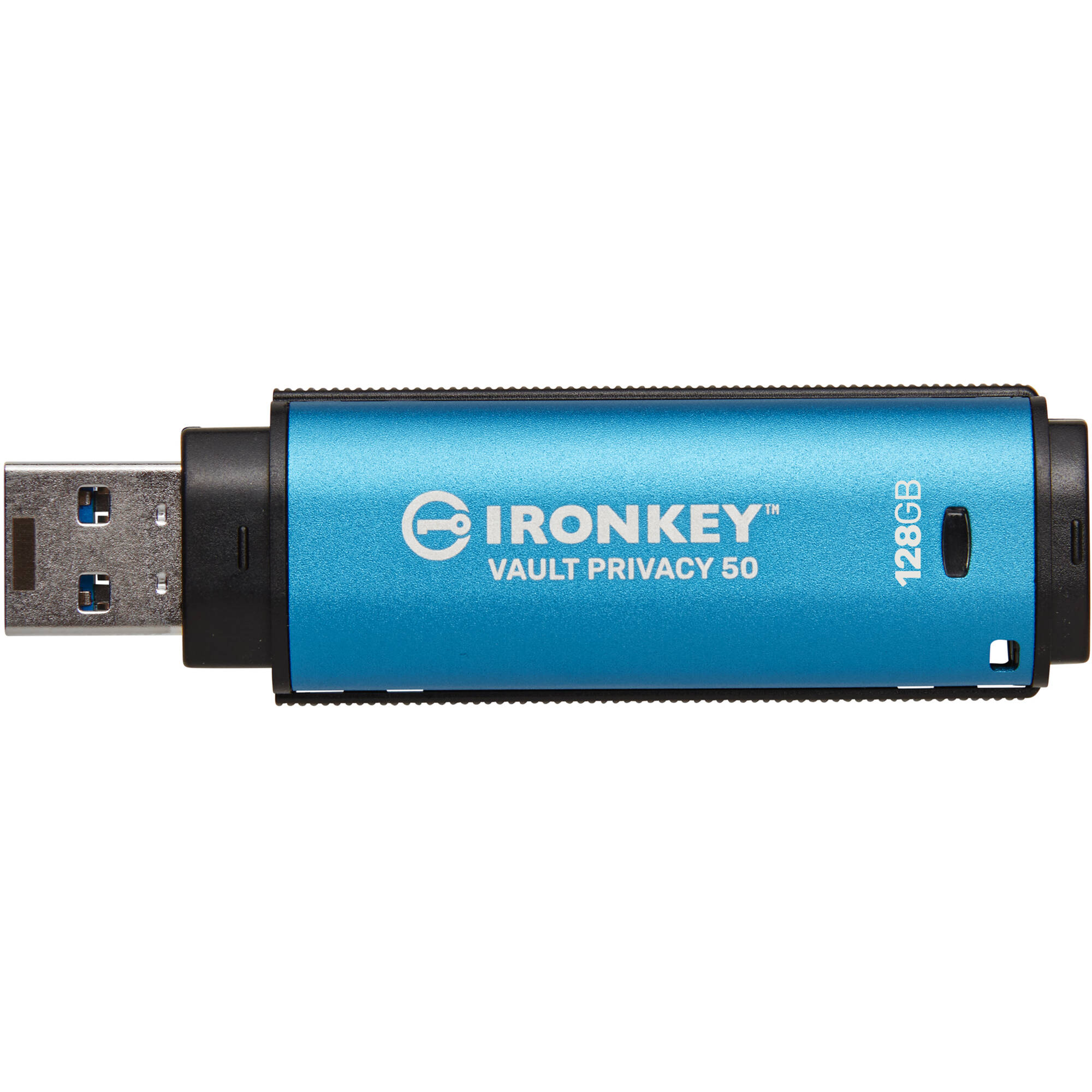 IronKey Vault Privacy 50 128GB encrypted USB flash drive with AES-256 and FIPS 197 — view 3