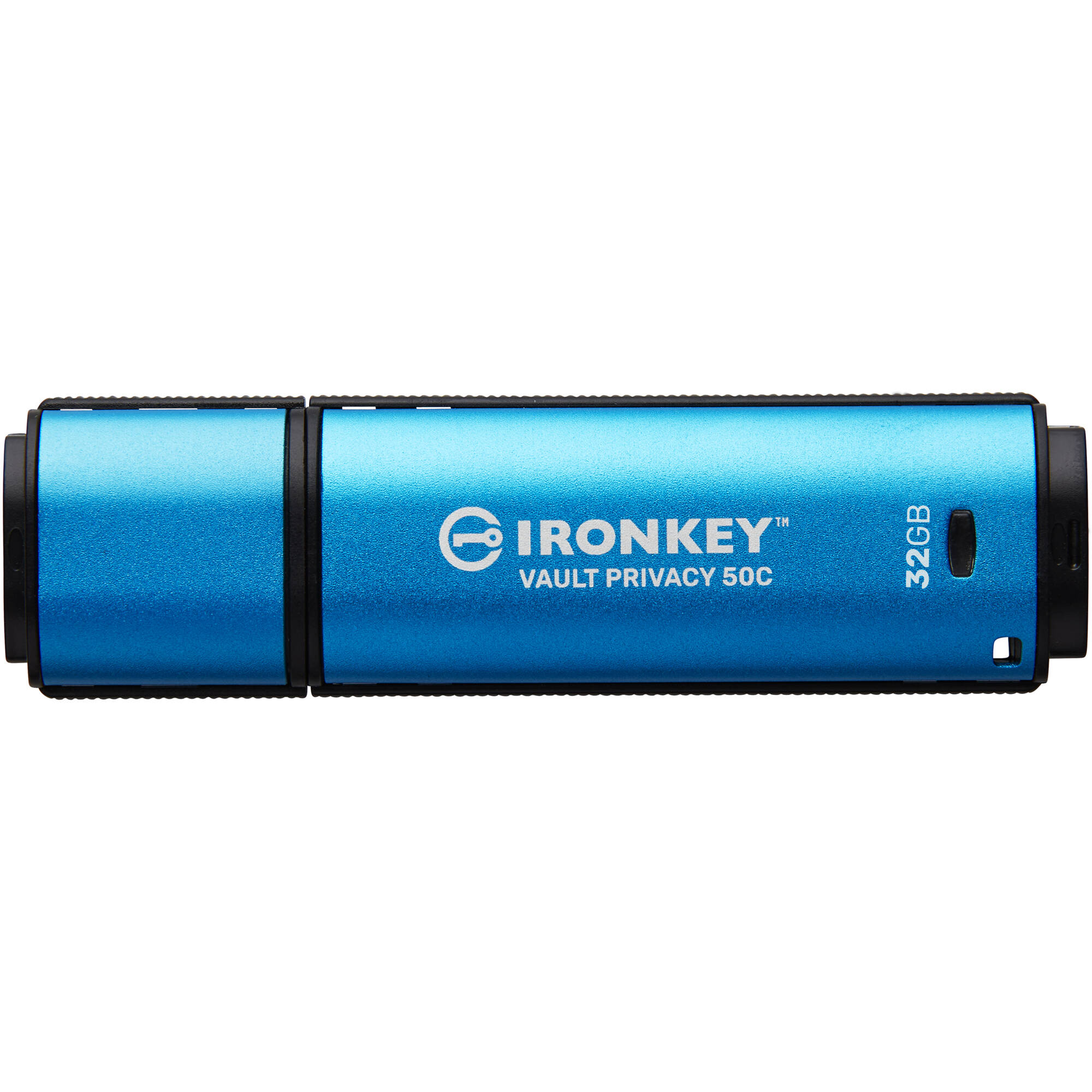 Kingston IronKey Vault Privacy 50C 32 GB USB-C encrypted flash drive with AES-256 security — view 3
