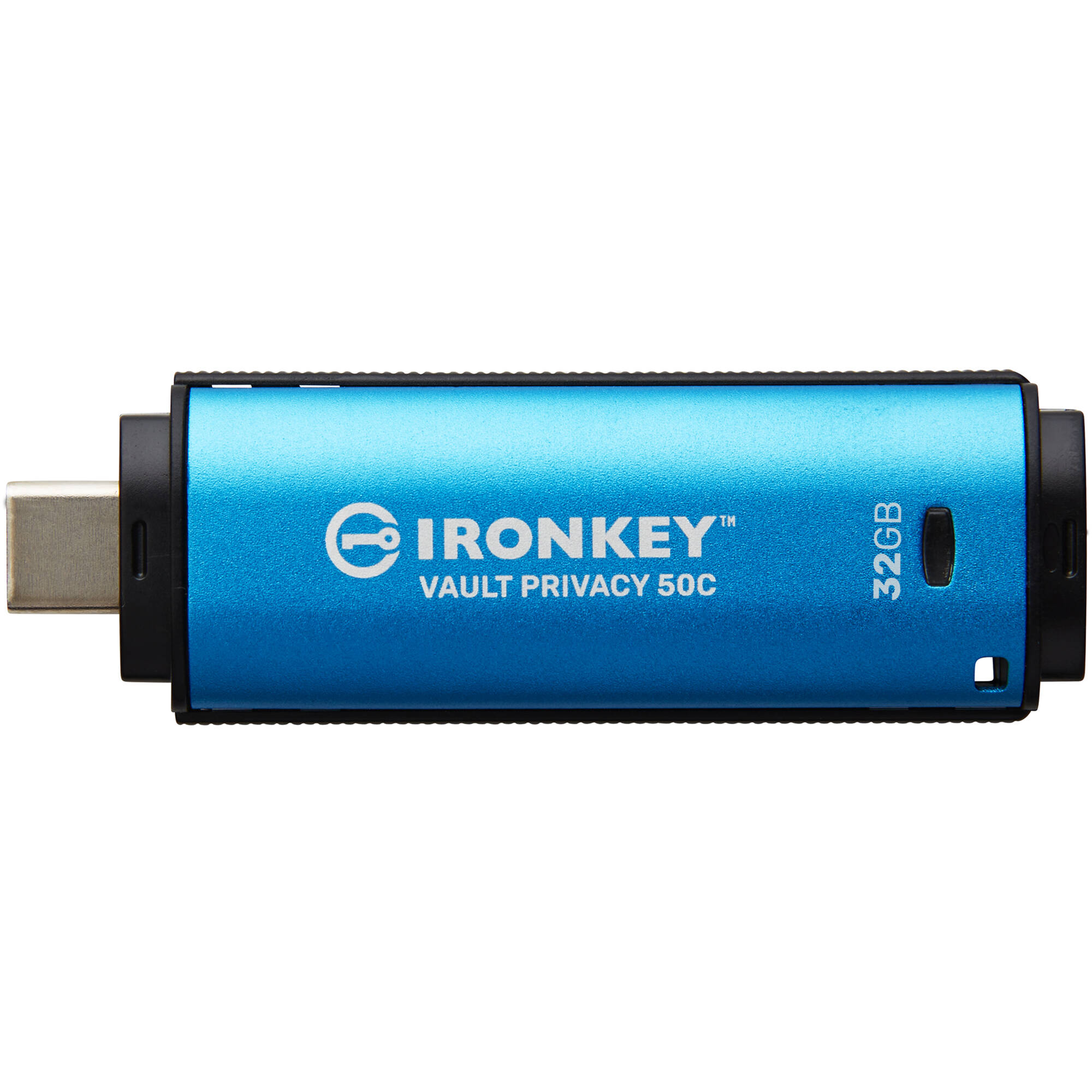 Kingston IronKey Vault Privacy 50C 32 GB USB-C encrypted flash drive with AES-256 security — view 4