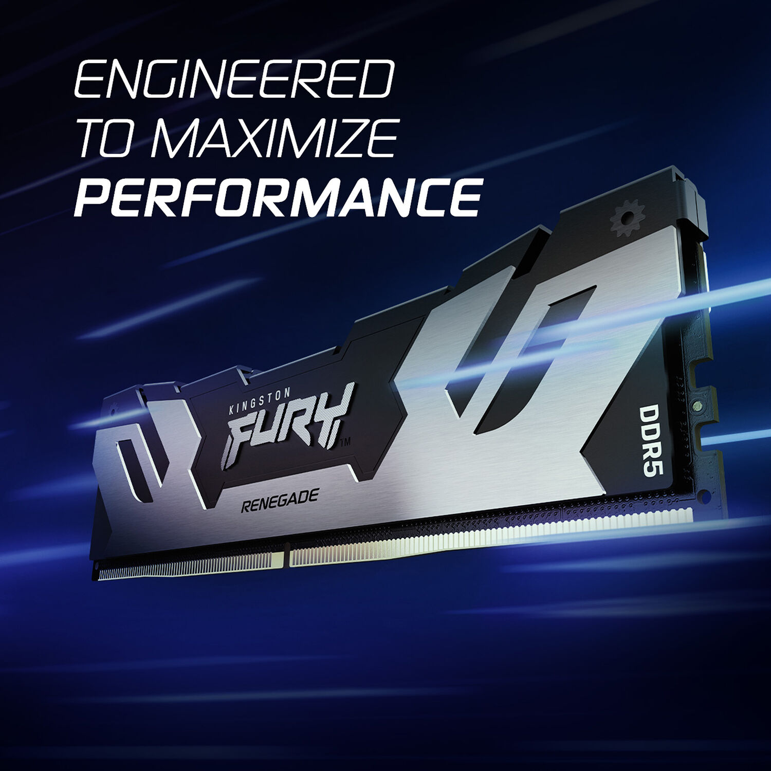 Kingston FURY Renegade 16 GB DDR5-6400 CL32 DIMM desktop memory module — view 4