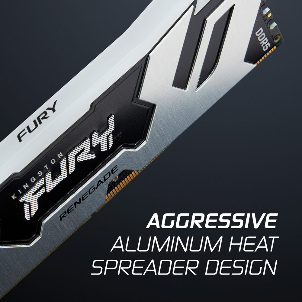 Kingston FURY Renegade RGB 32 GB DDR5-6400 CL32 dual-module desktop memory kit — view 8
