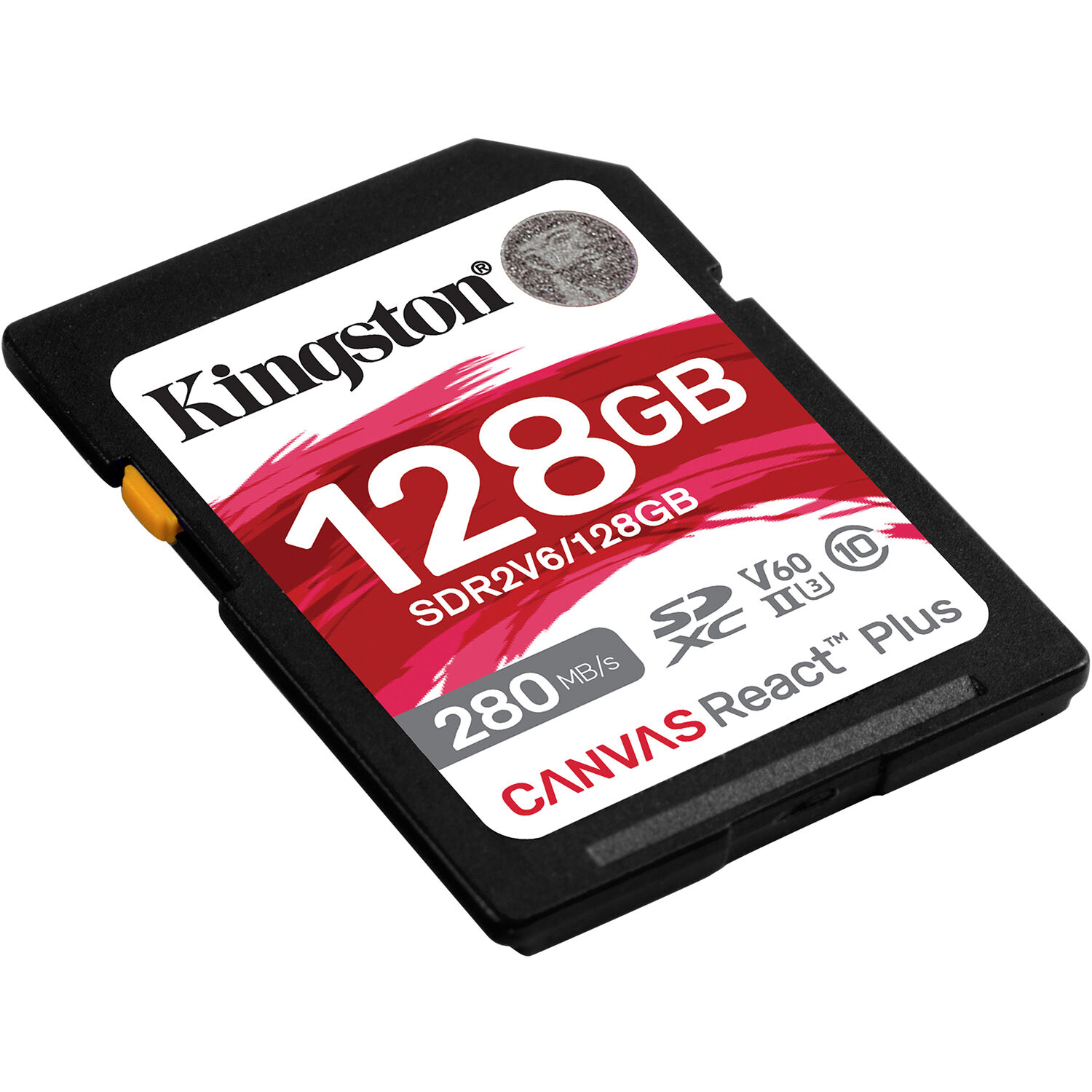 128GB CANVAS REACT PLUS SDXC UHS-II 280R/100W U3 V60 FOR FULL HD/4K — view 2