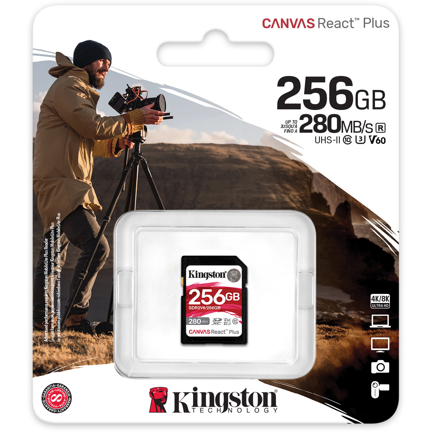 256GB Canvas React Plus SDXC — view 3