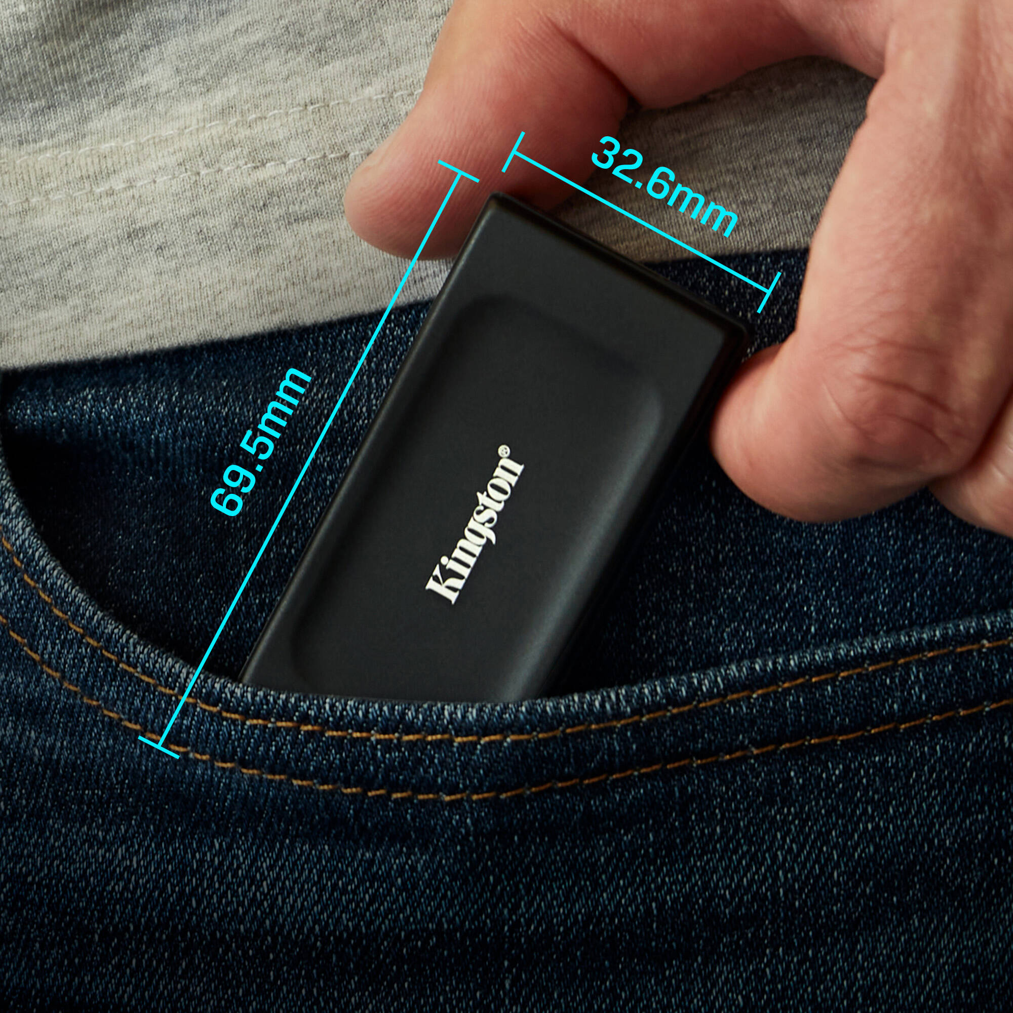 2TB XS1000 USB 3.2 G2 PSSD — view 5