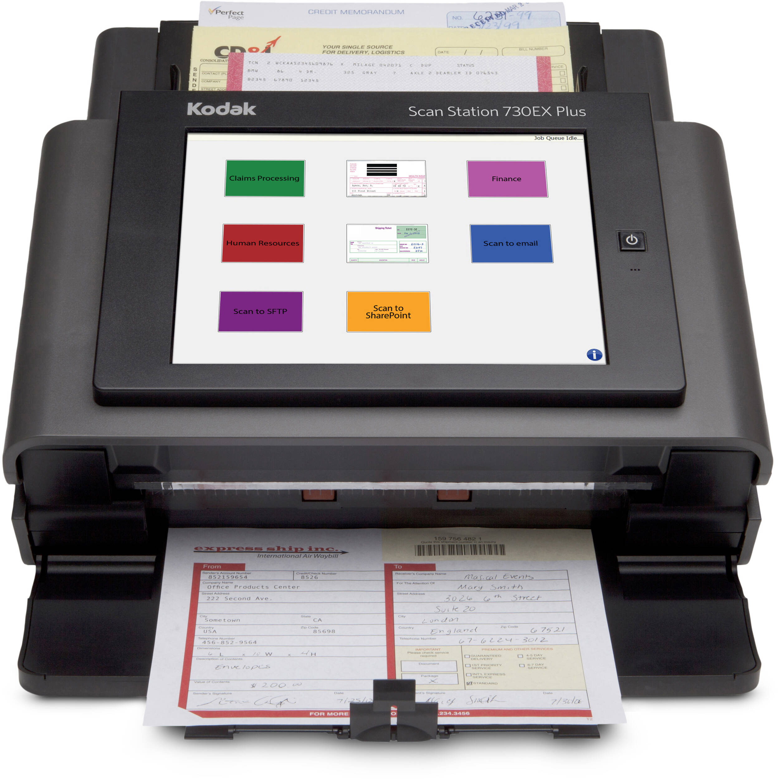 Kodak Alaris 730EX sheet-fed document scanner with 70 PPM duplex scanning — view 2