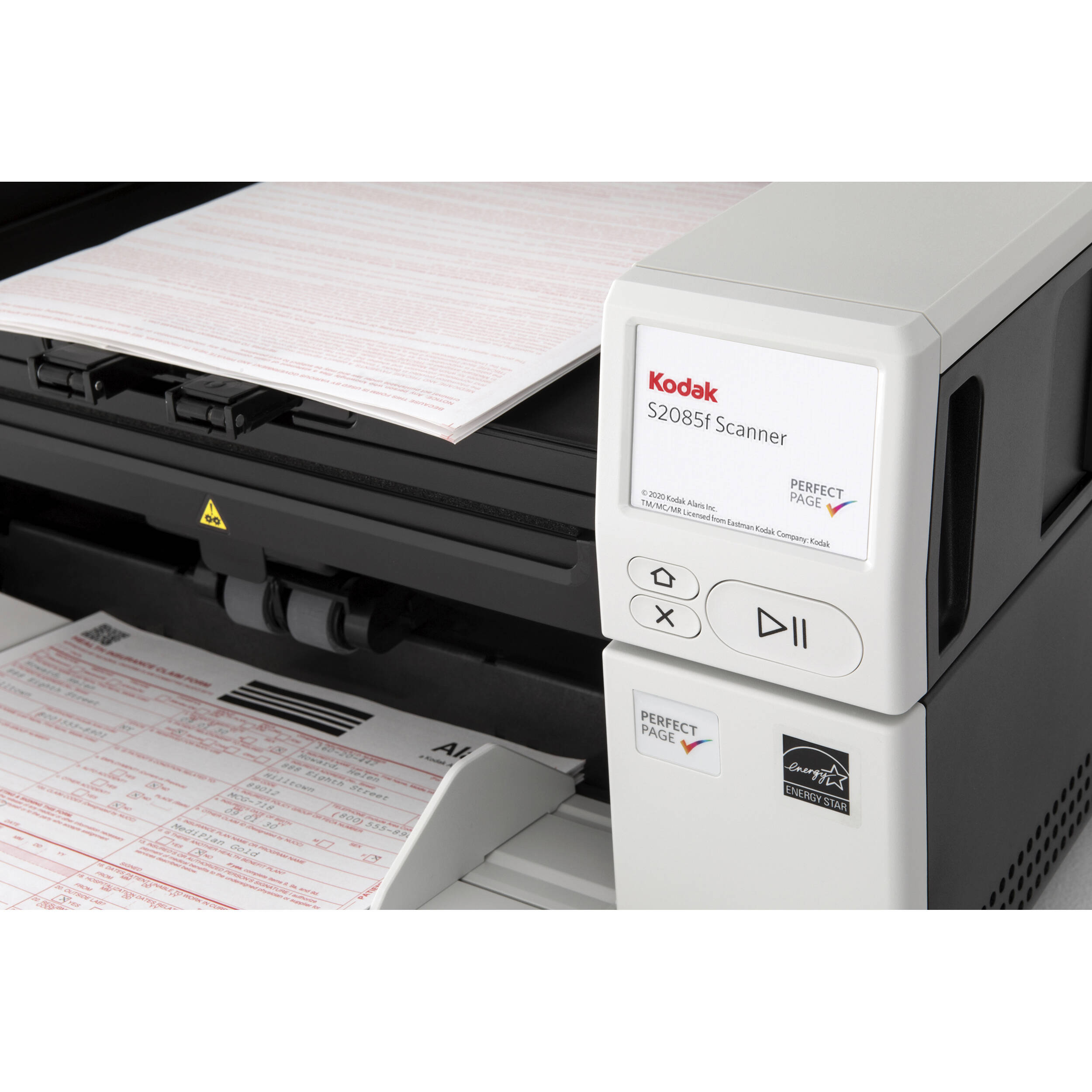KODAK ALARIS S2085F flatbed scanner with 85 ppm speed, 600 dpi resolution, and USB connectivity — view 8