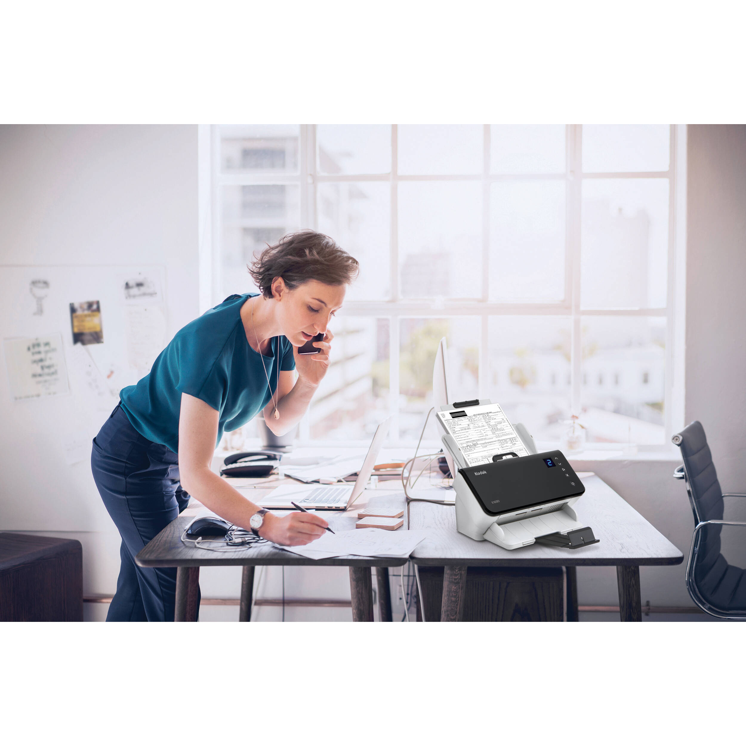 KODAK E1040 document scanner with 50-sheet ADF and 40 ppm duplex scanning — view 5