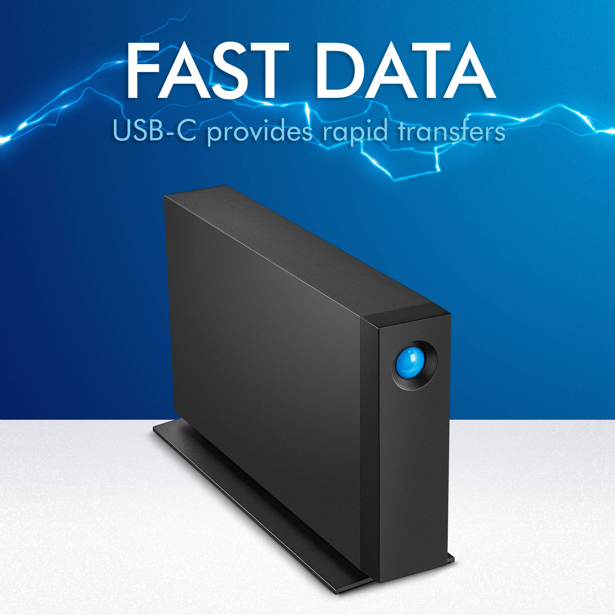 Seagate External 24 TB Desktop Drive for high-capacity local storage and backups — view 3