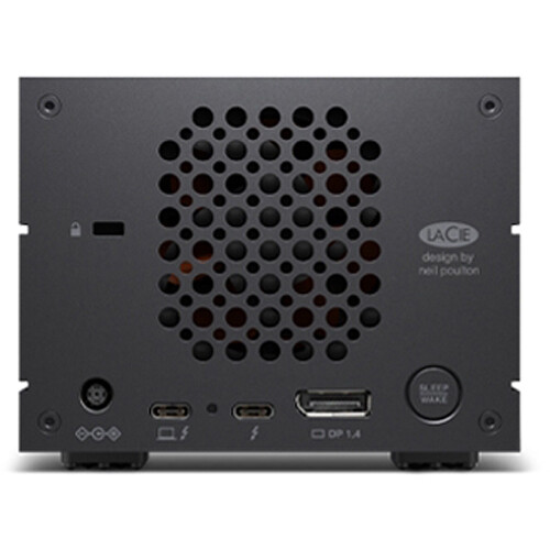 Seagate 20TB desktop RAID array with Thunderbolt 3 and USB 3.1 connectivity — view 2