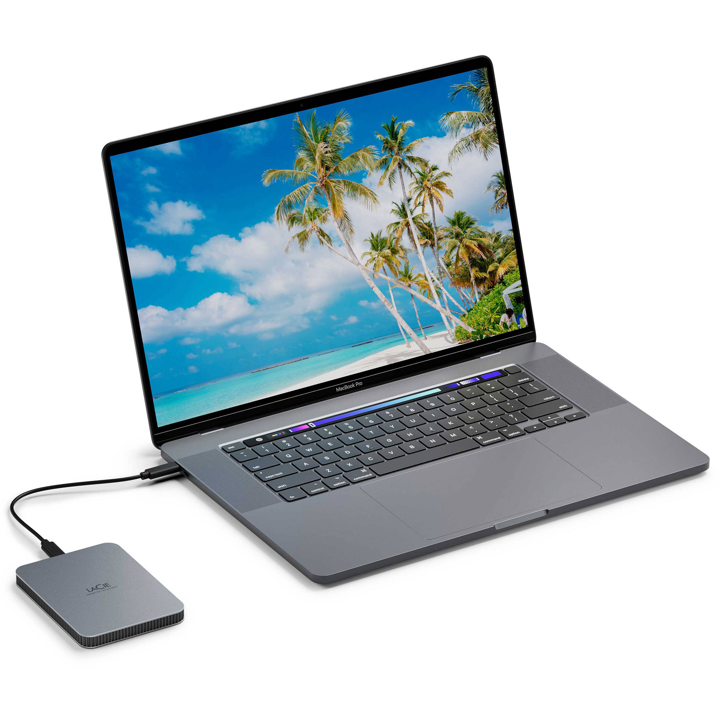 LaCie 2TB USB 3.2 portable external drive for Mac and Windows backup — view 9