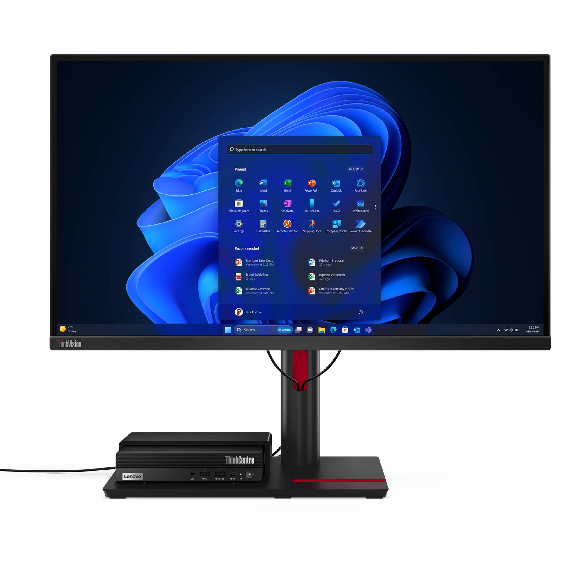 TS M75q G5 R5P 8500GE 16 11P — view 8