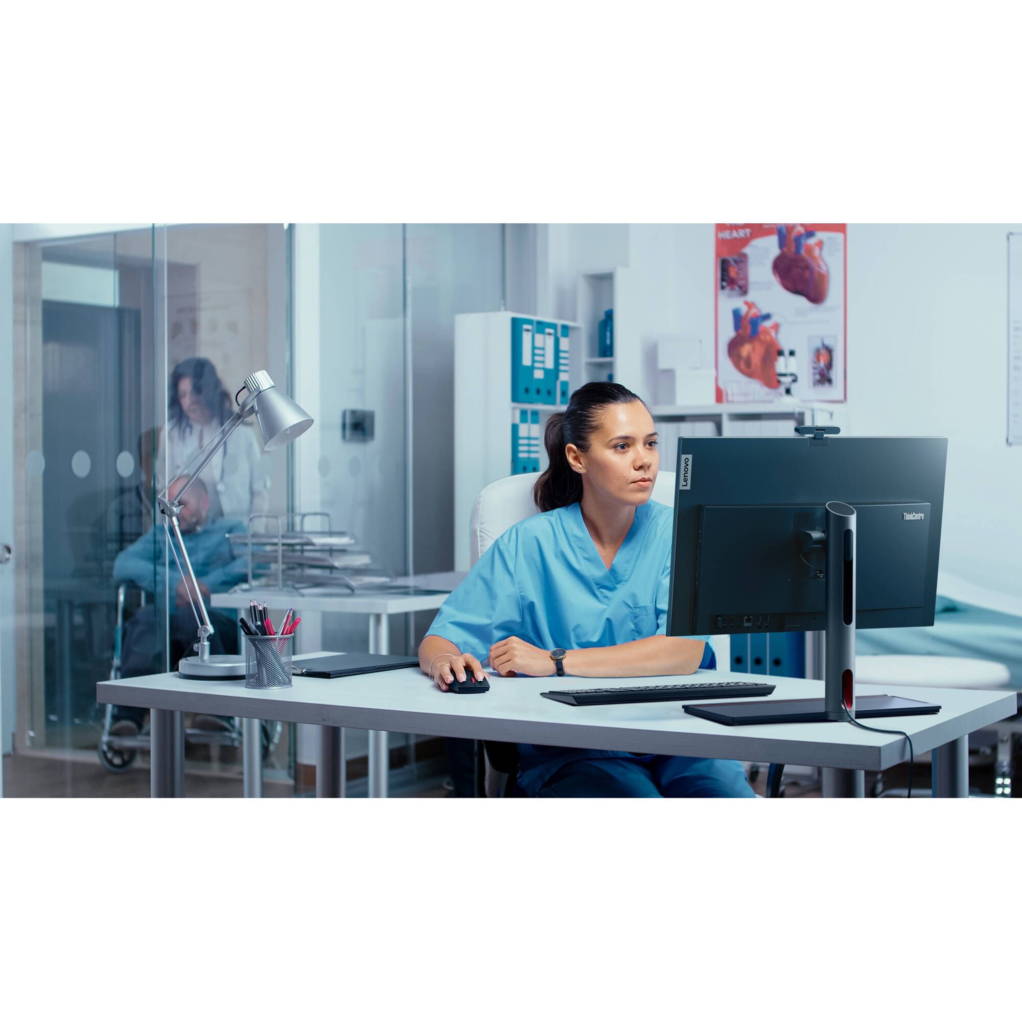 Lenovo ThinkCentre M90a Gen 5 all-in-one desktop with Core i7, 32 GB RAM, and 1 TB SSD — view 15