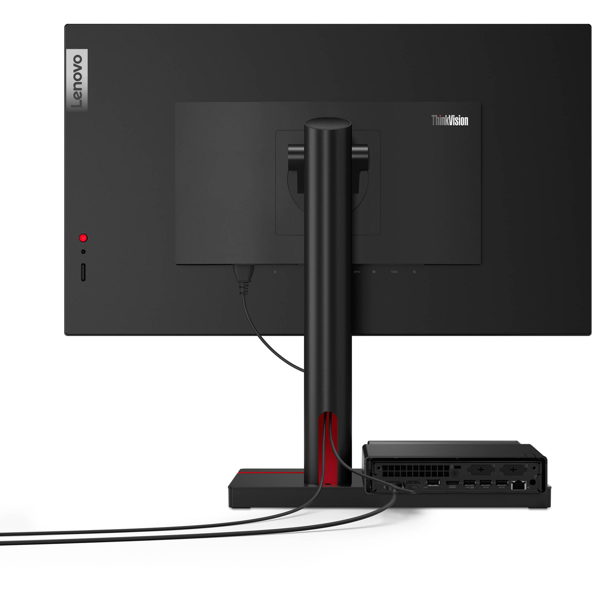 Lenovo ThinkCentre M70q Gen 5 mini PC with Intel Core i3-14100T, 16 GB RAM, and 256 GB SSD — view 14
