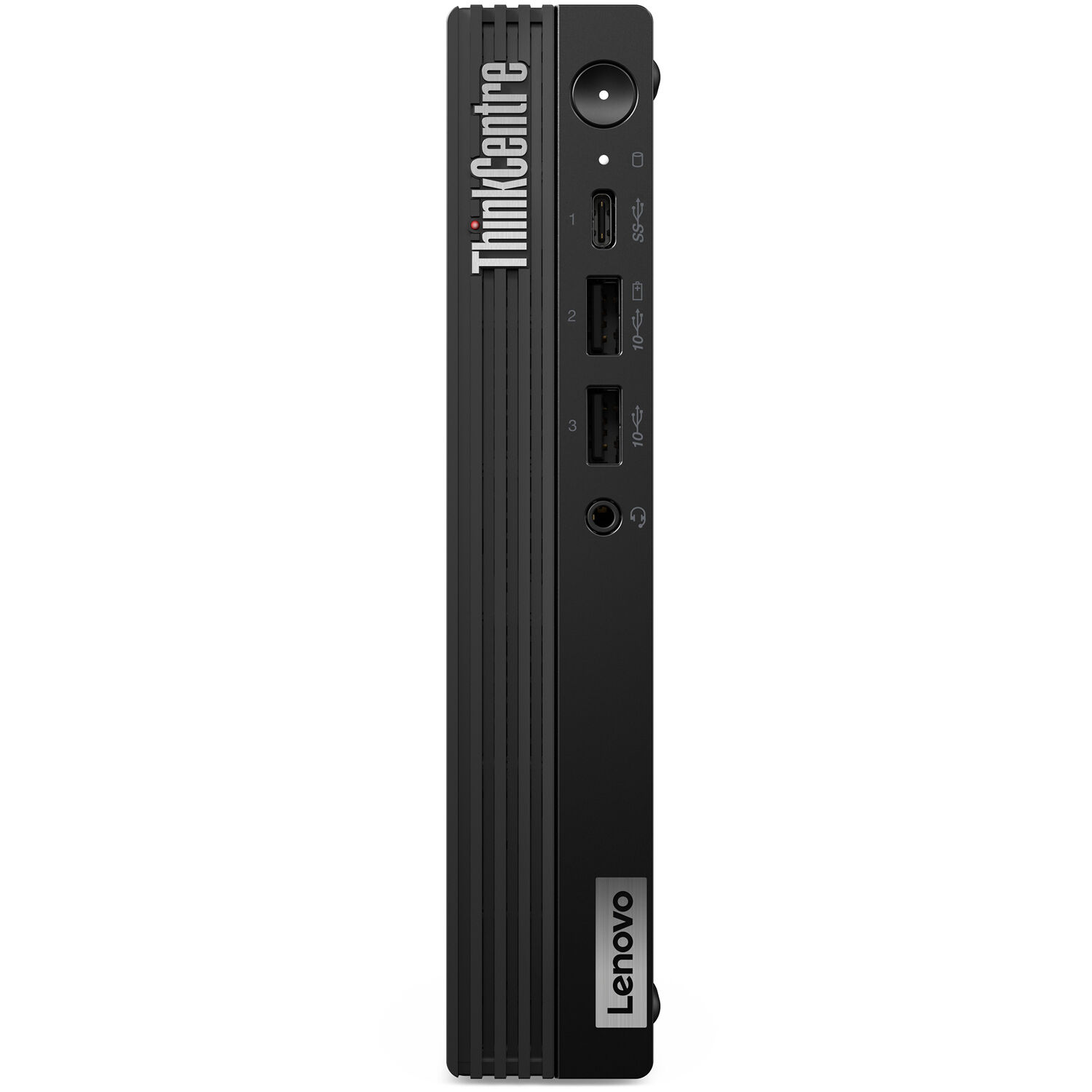 Lenovo ThinkCentre M70q Gen 5 mini PC with Intel Core i7-14700T, 32 GB RAM, and 1 TB SSD — view 2