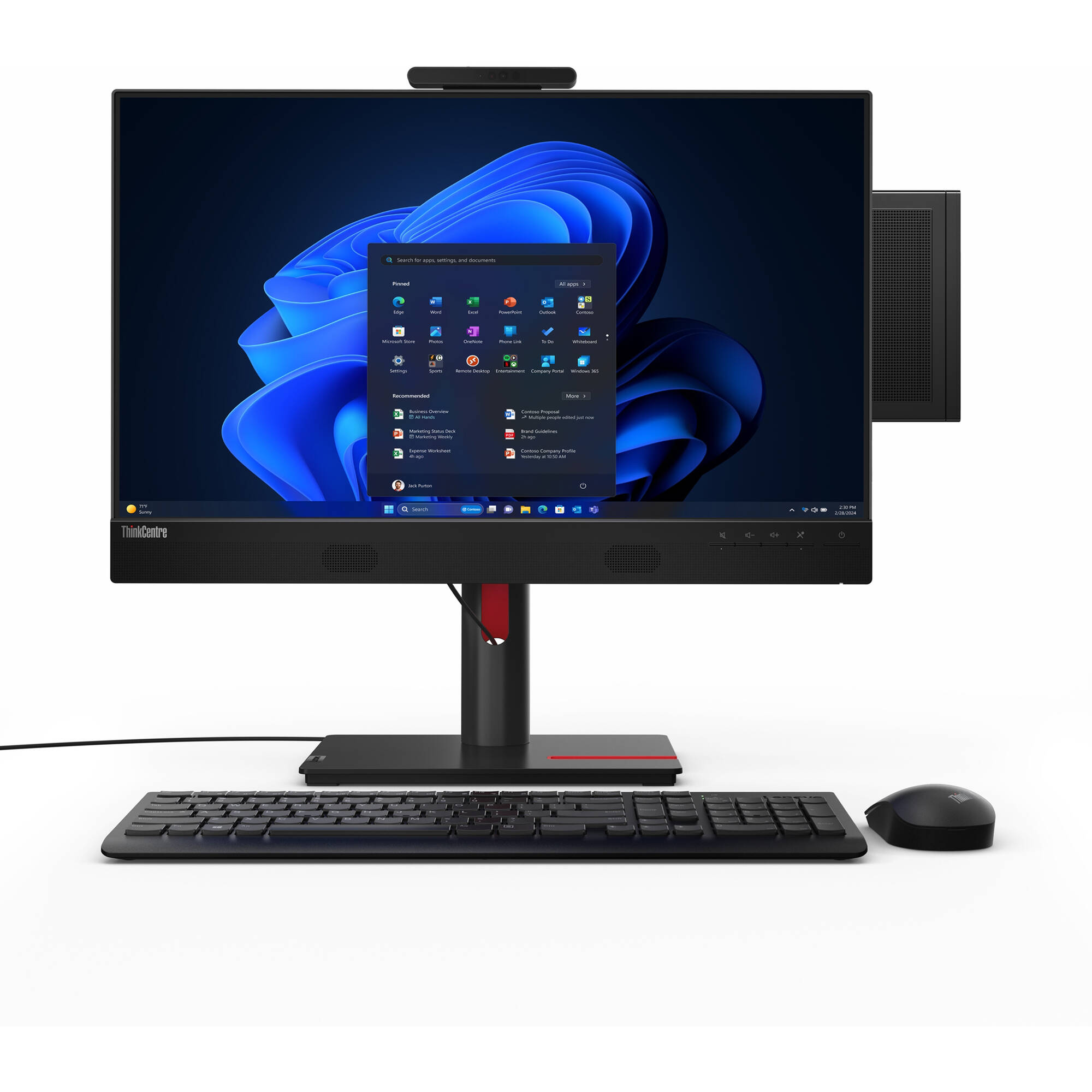 Lenovo ThinkCentre M90q Gen 5 tiny business desktop with Intel Core i9, 32 GB RAM, and 512 GB SSD — view 13