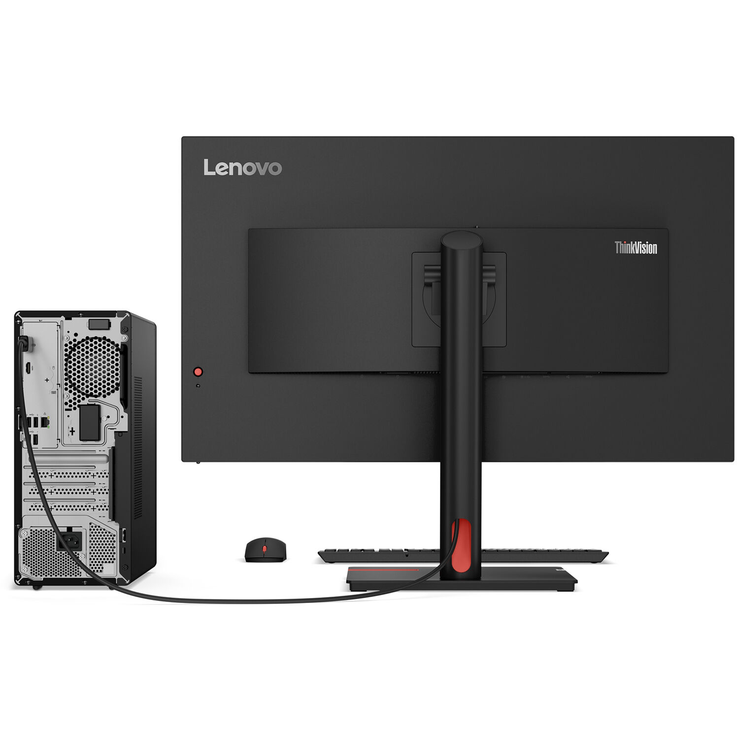 Lenovo ThinkCentre M70t Gen 5 business tower desktop with Intel Core i7, 32 GB RAM, and 512 GB SSD — view 11