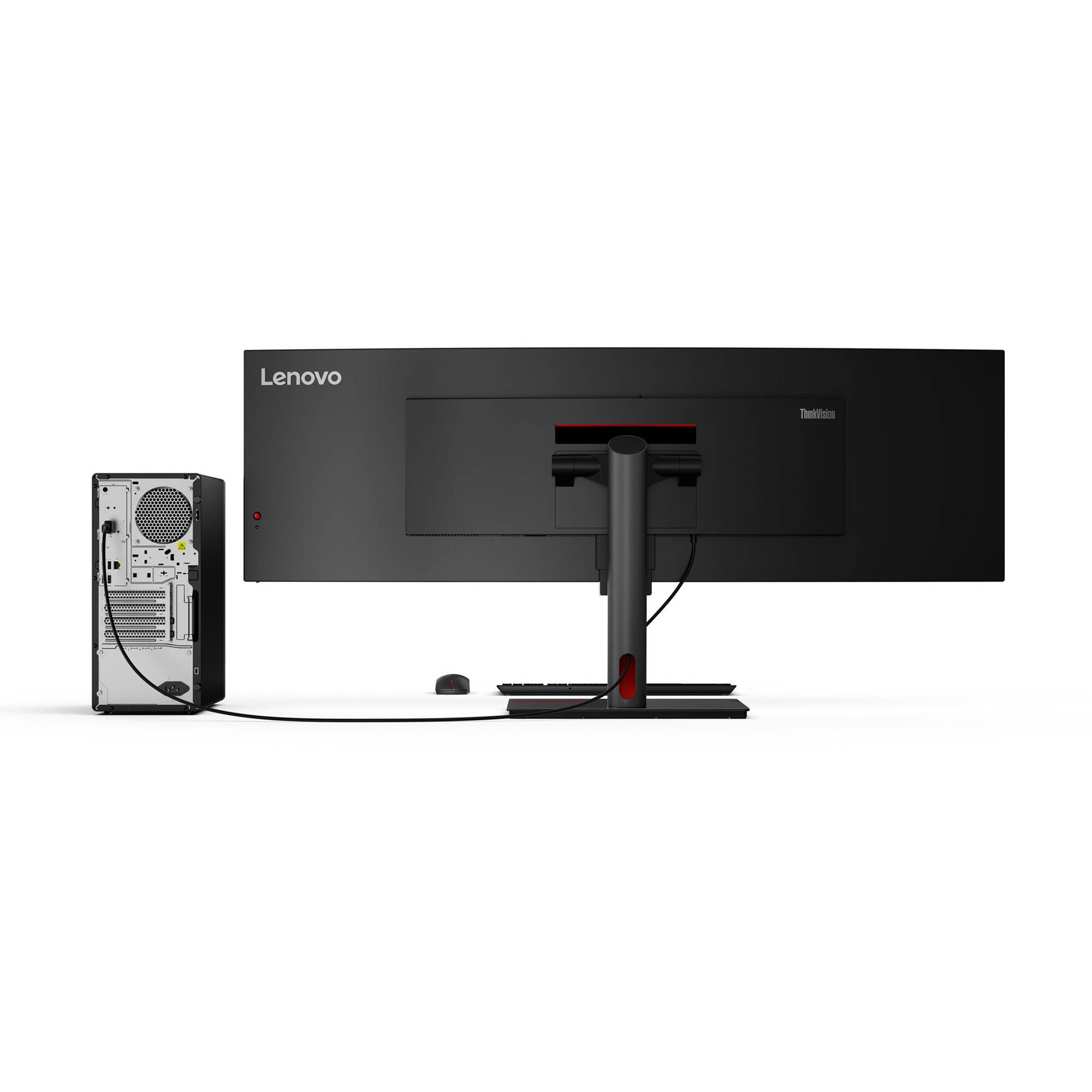 Lenovo ThinkCentre M90t Gen 5 business tower desktop with Intel Core i5-14500, 32 GB RAM, and 512 GB SSD — view 10