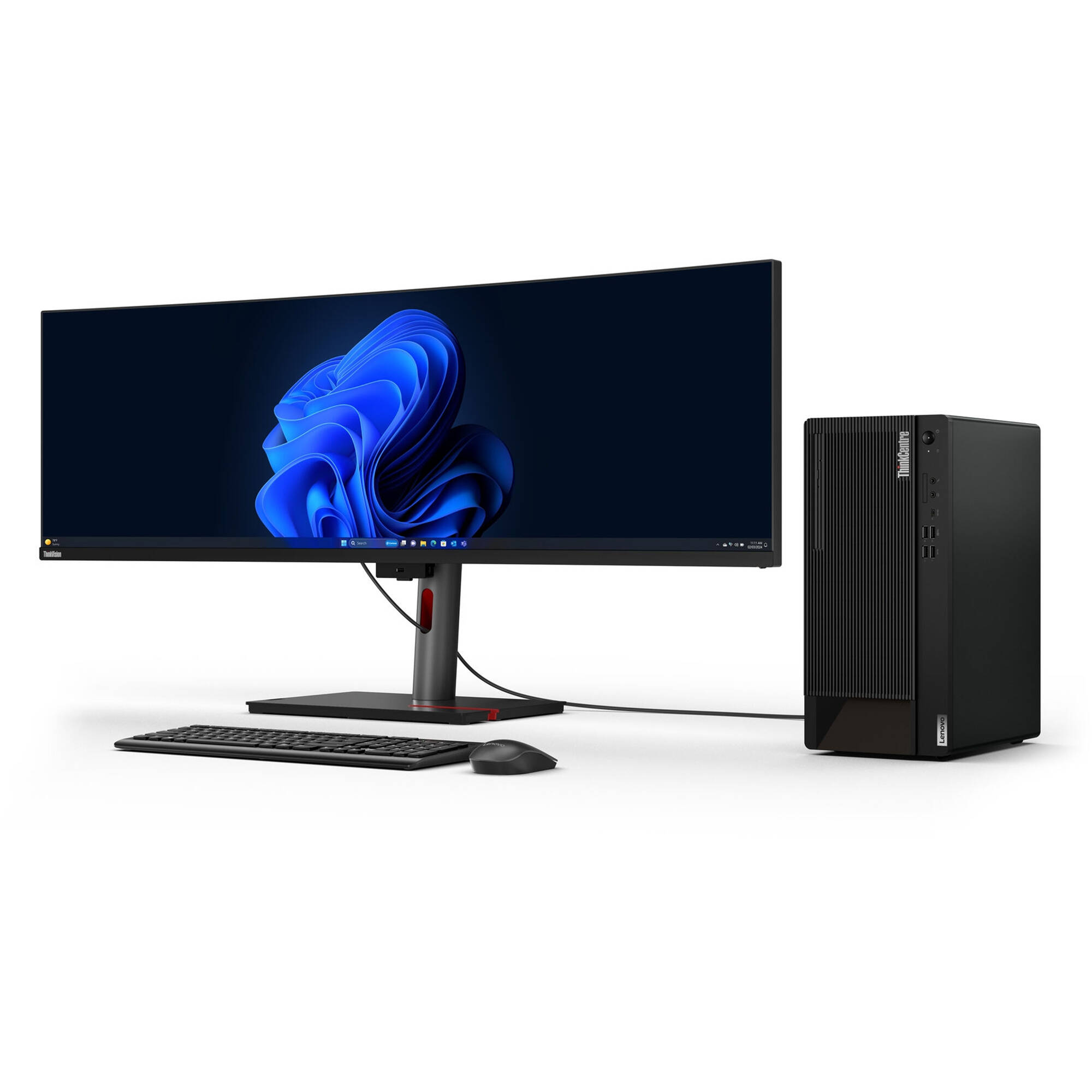 Lenovo ThinkCentre M90t Gen 5 business tower desktop with Intel Core i7, 32 GB RAM, and 1 TB SSD — view 9