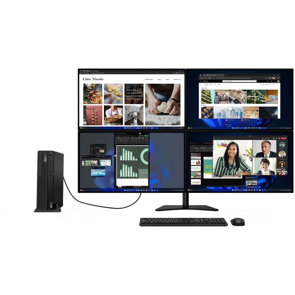 Lenovo ThinkCentre M90s Gen 5 slim business desktop with Intel Core i7-14700 vPro and Windows 11 Pro — view 11