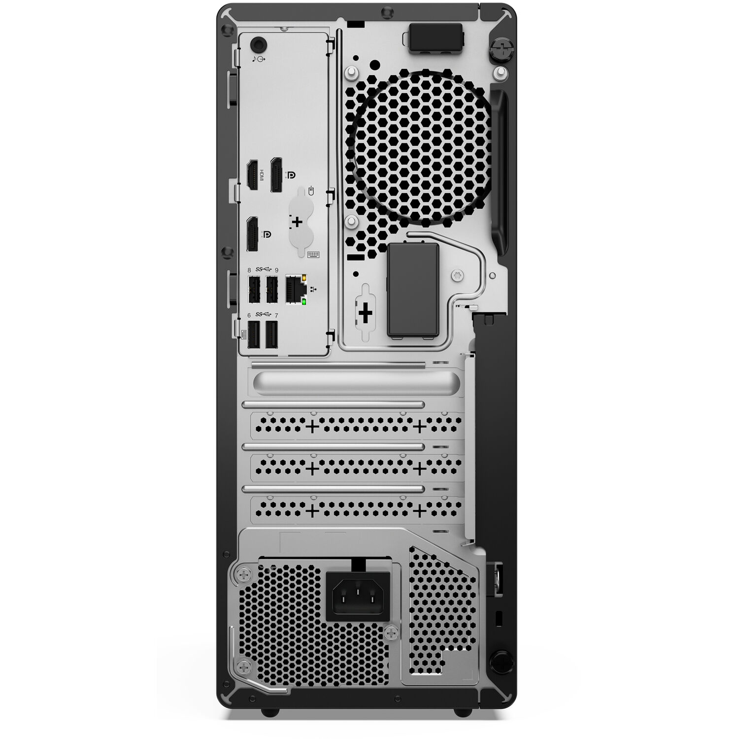 Lenovo ThinkCentre M70t Gen 6 business tower desktop with 16 GB memory and Windows 11 Pro — view 2