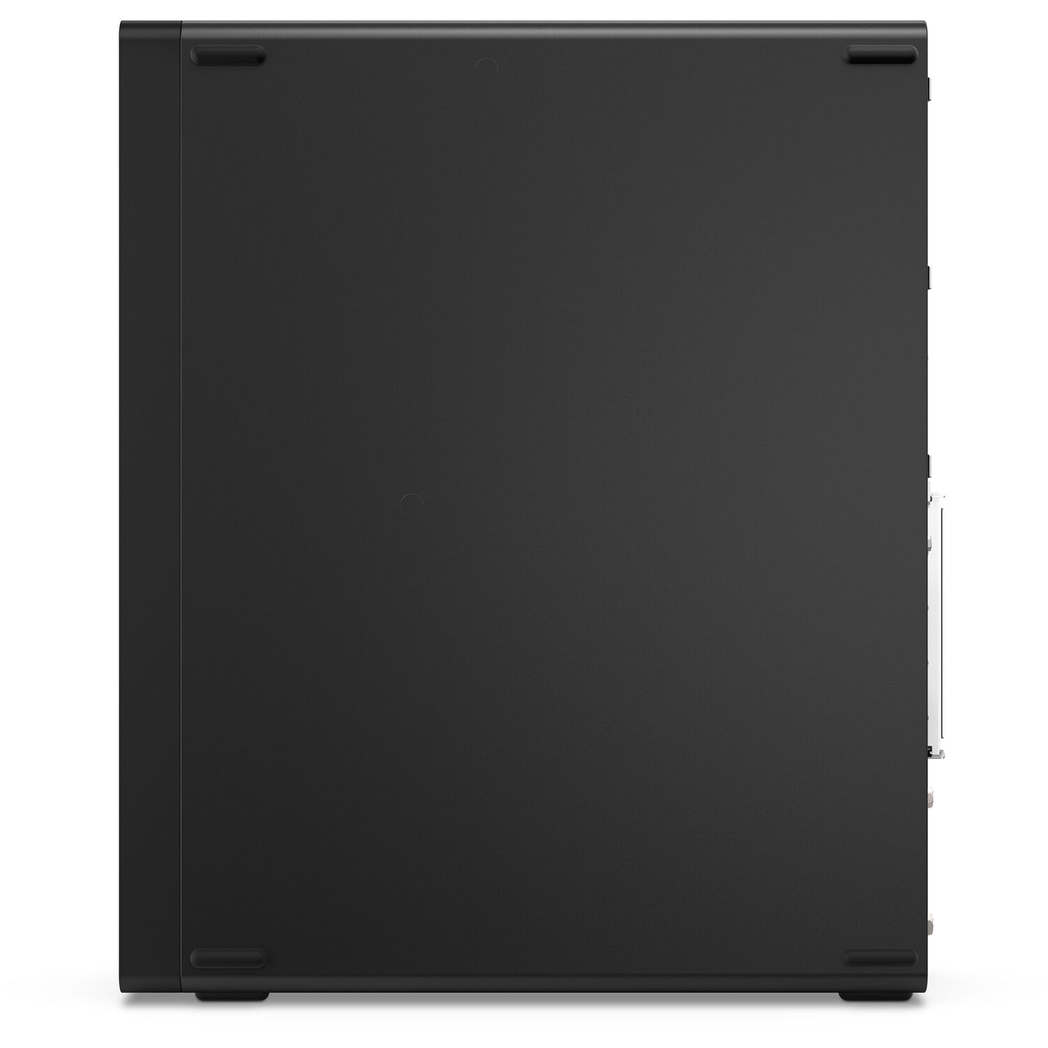Lenovo ThinkCentre M70s Gen 6 small form factor business desktop in black with Intel Core Ultra 5, 16 GB RAM, and 512 GB SSD — view 4