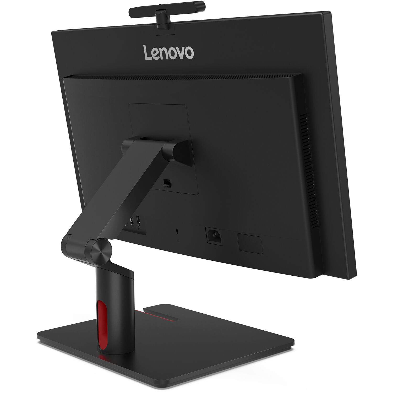 Lenovo ThinkCentre M90a Gen 6 24-inch non-touch all-in-one desktop with Intel Core Ultra 5 and black finish — view 2