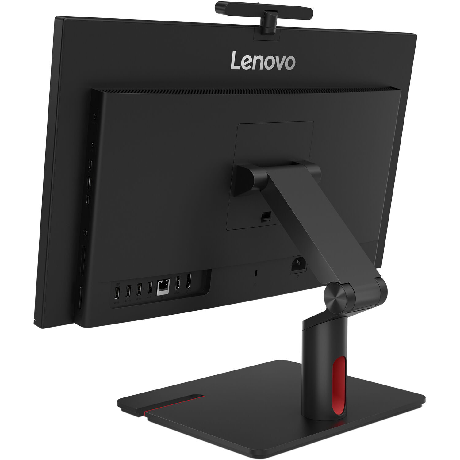 Lenovo ThinkCentre M90a Gen 6 all-in-one desktop with 24-inch touchscreen, black business chassis — view 5