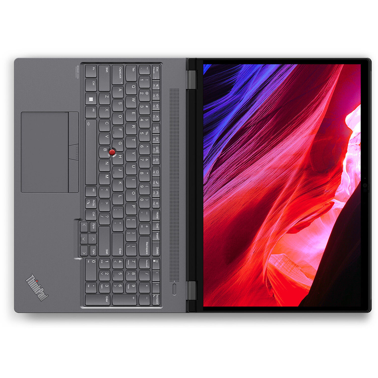 Lenovo ThinkPad P16 G2 mobile workstation with 16-inch display, Intel Core i7, and NVIDIA RTX graphics — view 6