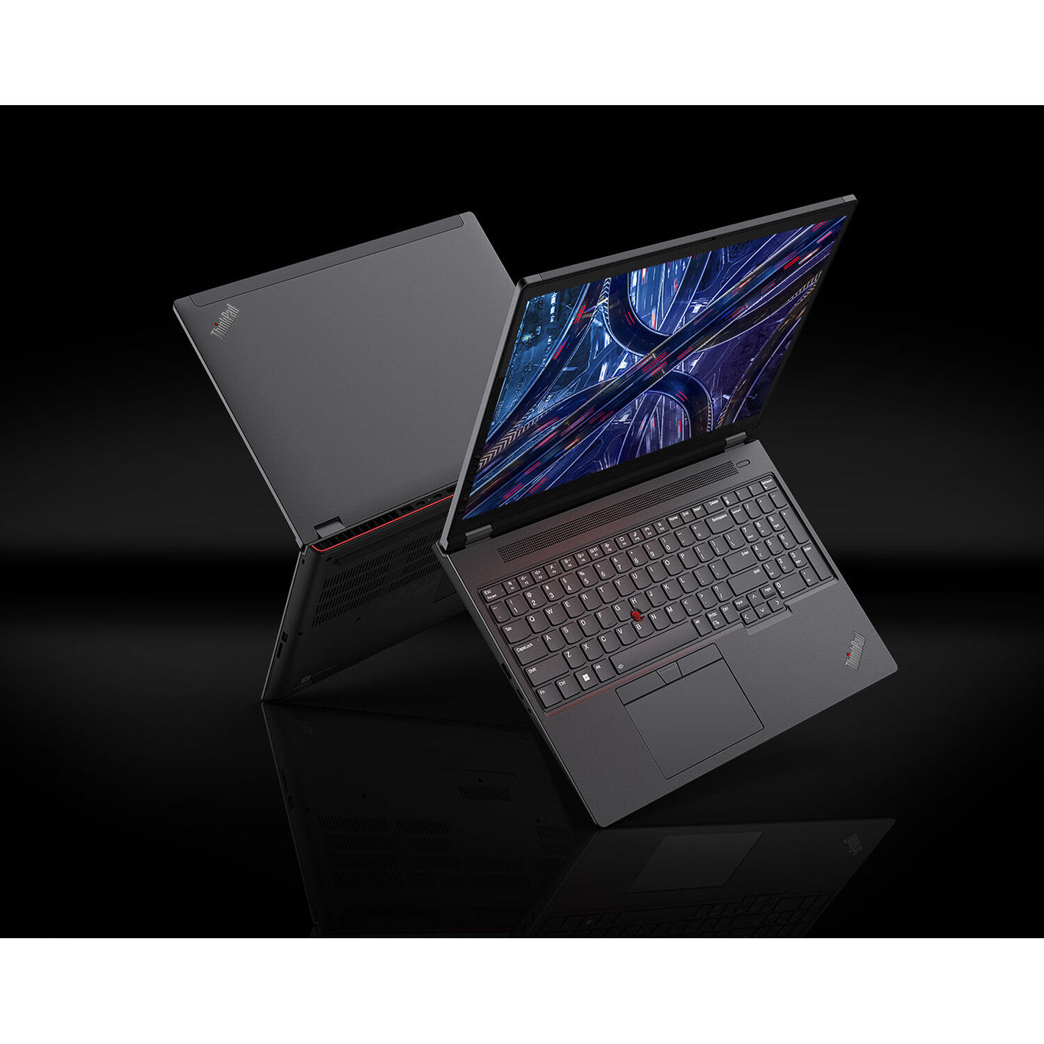 Lenovo ThinkPad P16 G2 mobile workstation with 16-inch display and grey chassis — view 16