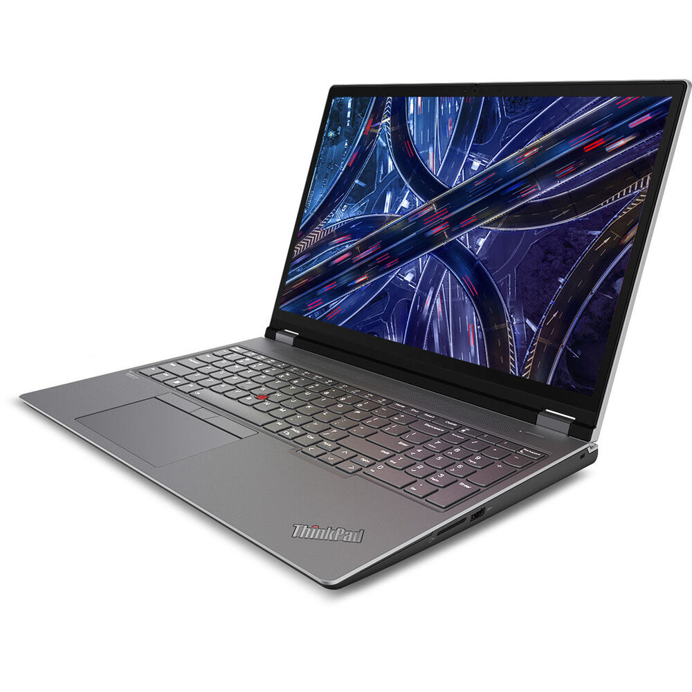 Lenovo ThinkPad P16 G2 mobile workstation with 16-inch display and grey chassis — view 4