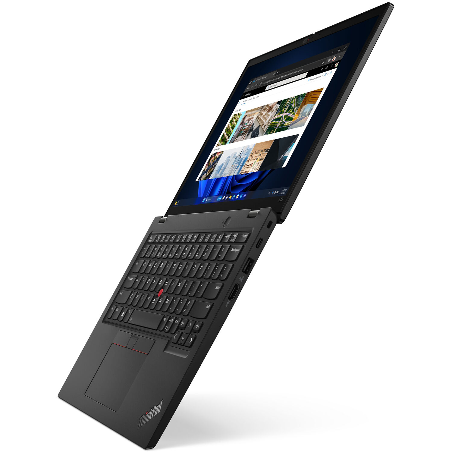 Lenovo ThinkPad L13 2-in-1 Gen 5 black convertible laptop with 13.3-inch touchscreen — view 5