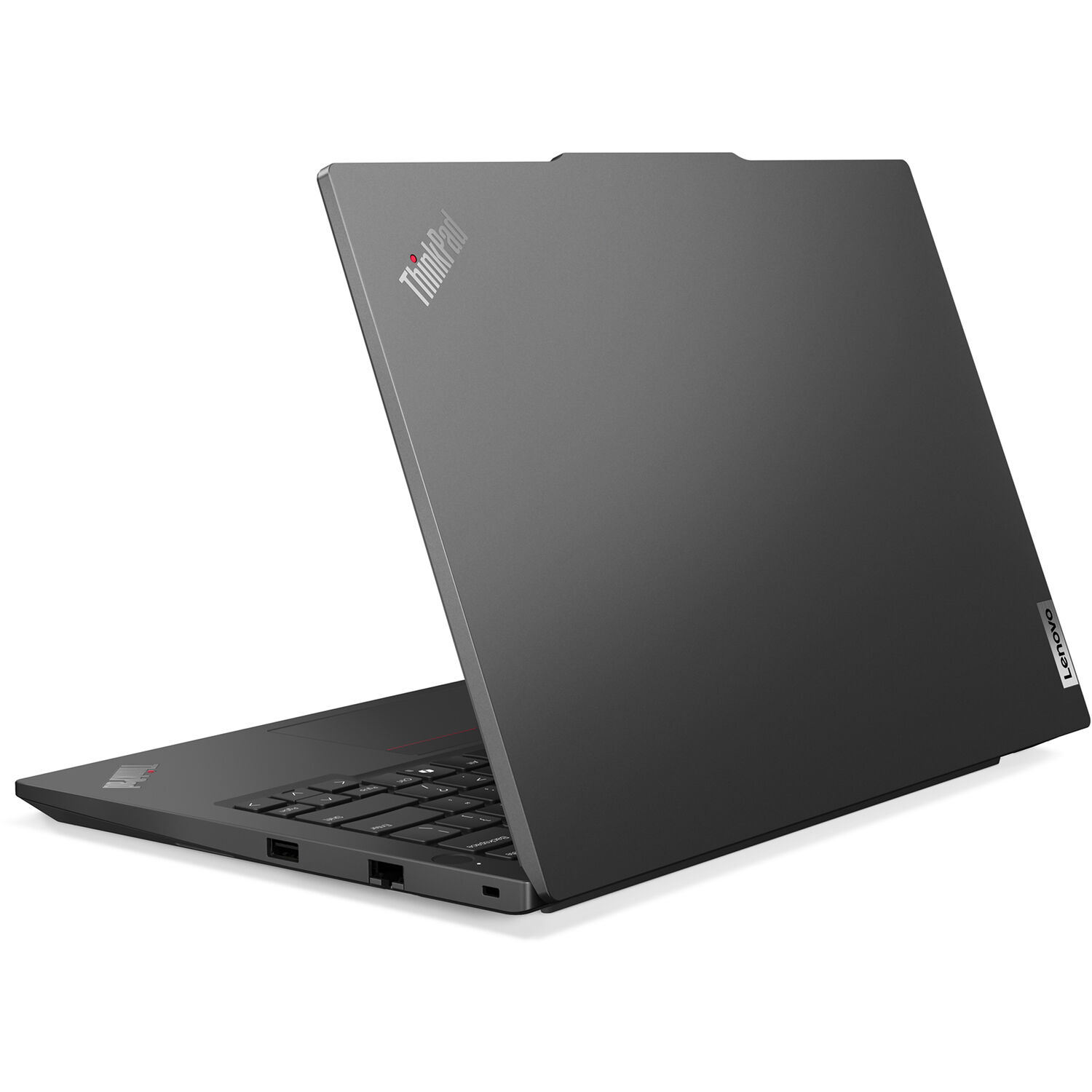 Lenovo ThinkPad E14 Gen 6 business laptop with 14-inch 1920 x 1200 display, Ryzen 5 7535U, and backlit keyboard — view 12