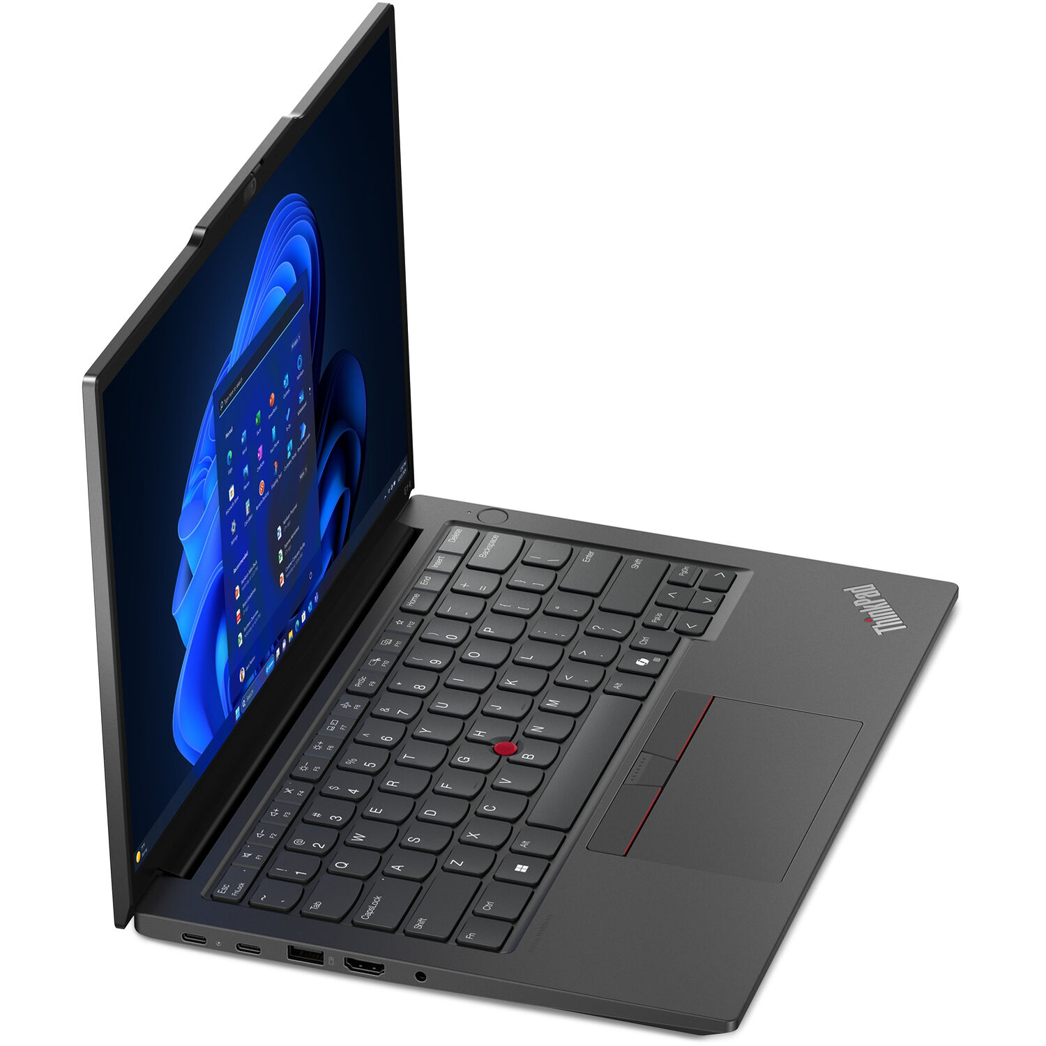 Lenovo ThinkPad E14 Gen 6 business laptop with 14-inch 1920 x 1200 display, Ryzen 5 7535U, and backlit keyboard — view 4