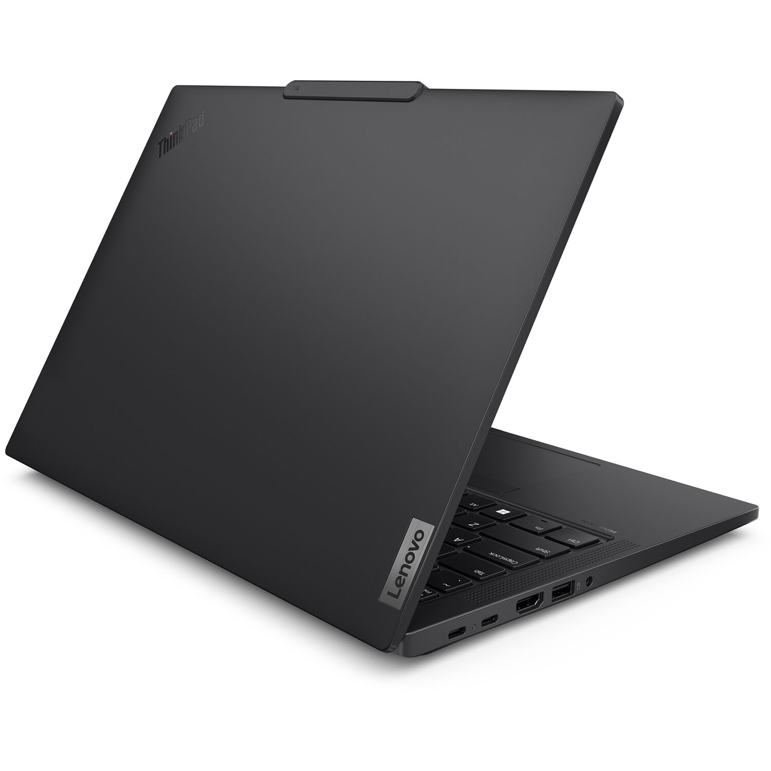 Lenovo ThinkPad T14 Gen 5 14-inch business laptop with Ryzen 7 PRO, 16 GB memory, and black chassis — view 10