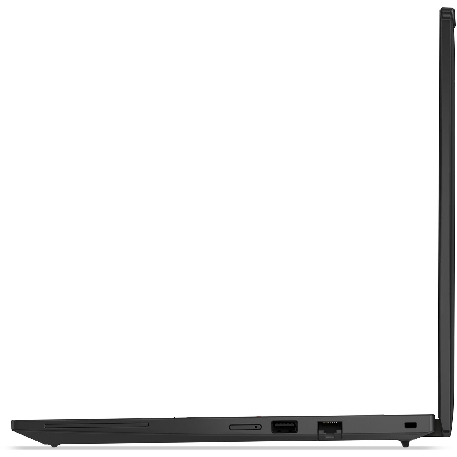 Lenovo ThinkPad T14 Gen 5 14-inch business laptop with Ryzen 7 PRO, 16 GB memory, and black chassis — view 15